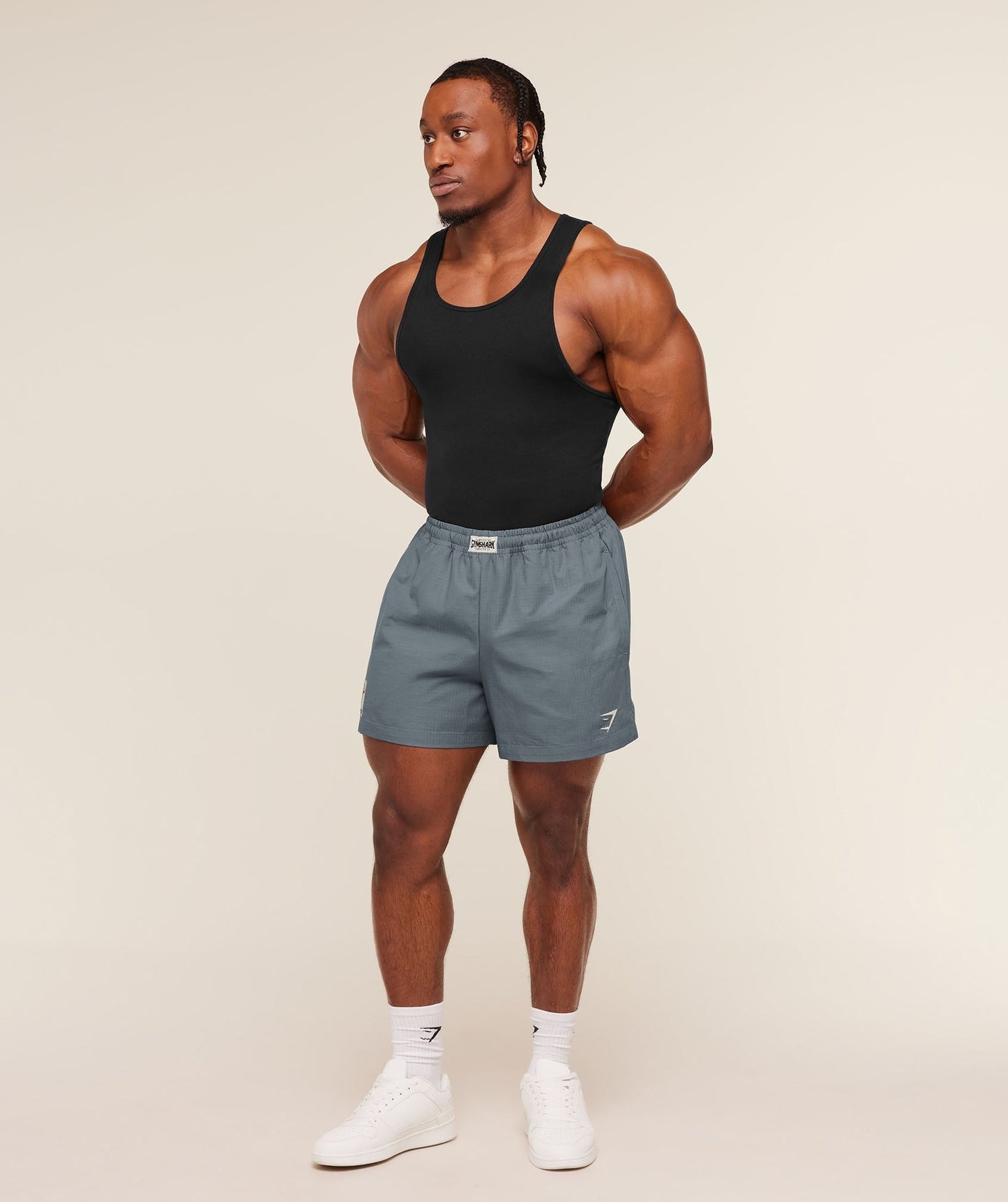 Gymshark Pumper Shorts 5" - Iron Blue
