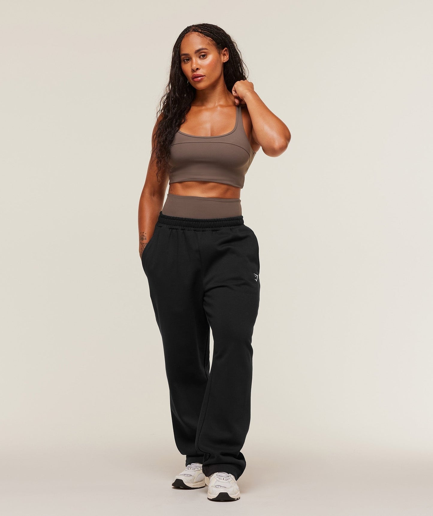 Gymshark Training Fleece Straight Leg Short Pants - Black