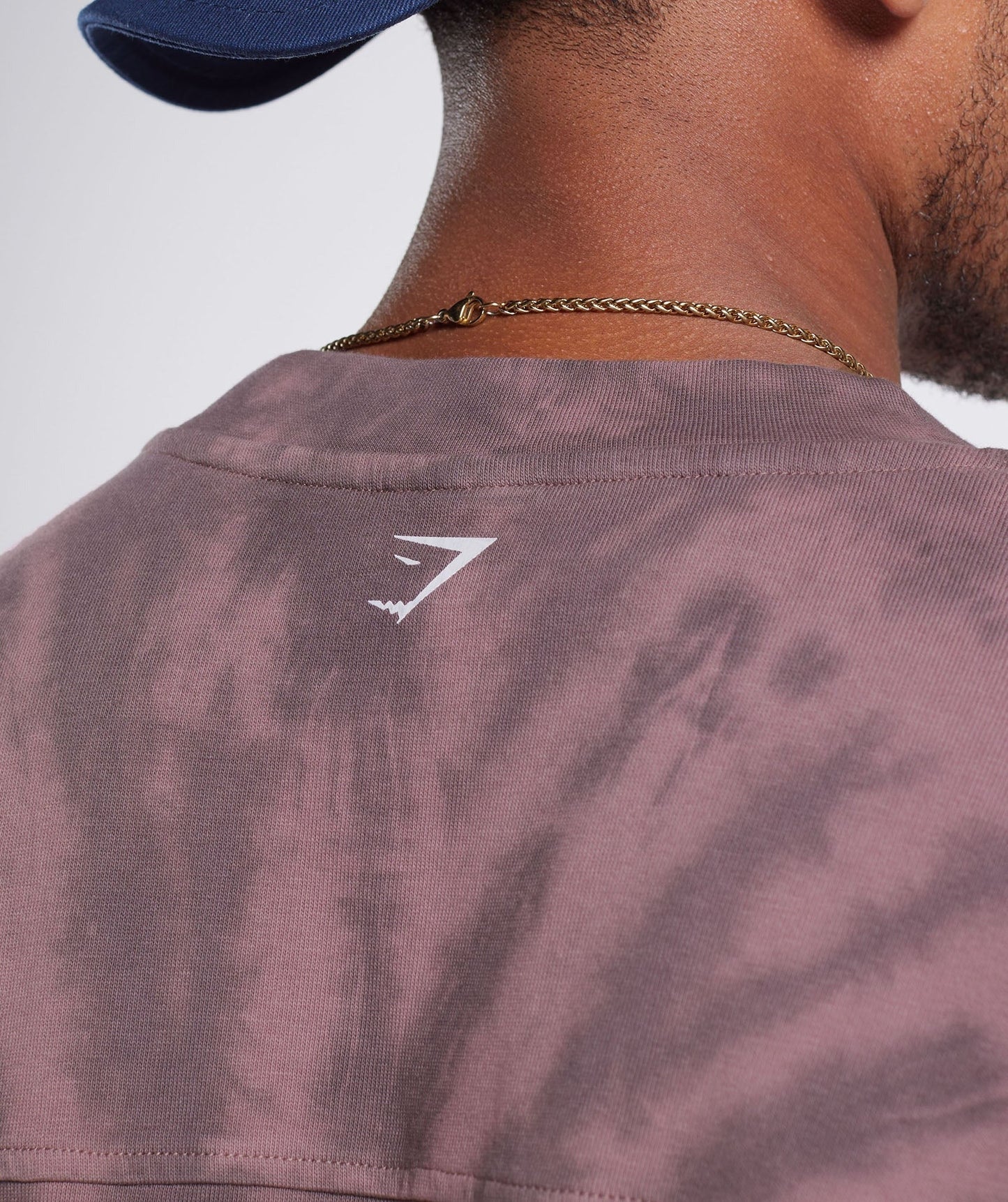 Gymshark Rest Day T-Shirt - Dusty Maroon/Silhouette Grey/Spiral Optic Wash