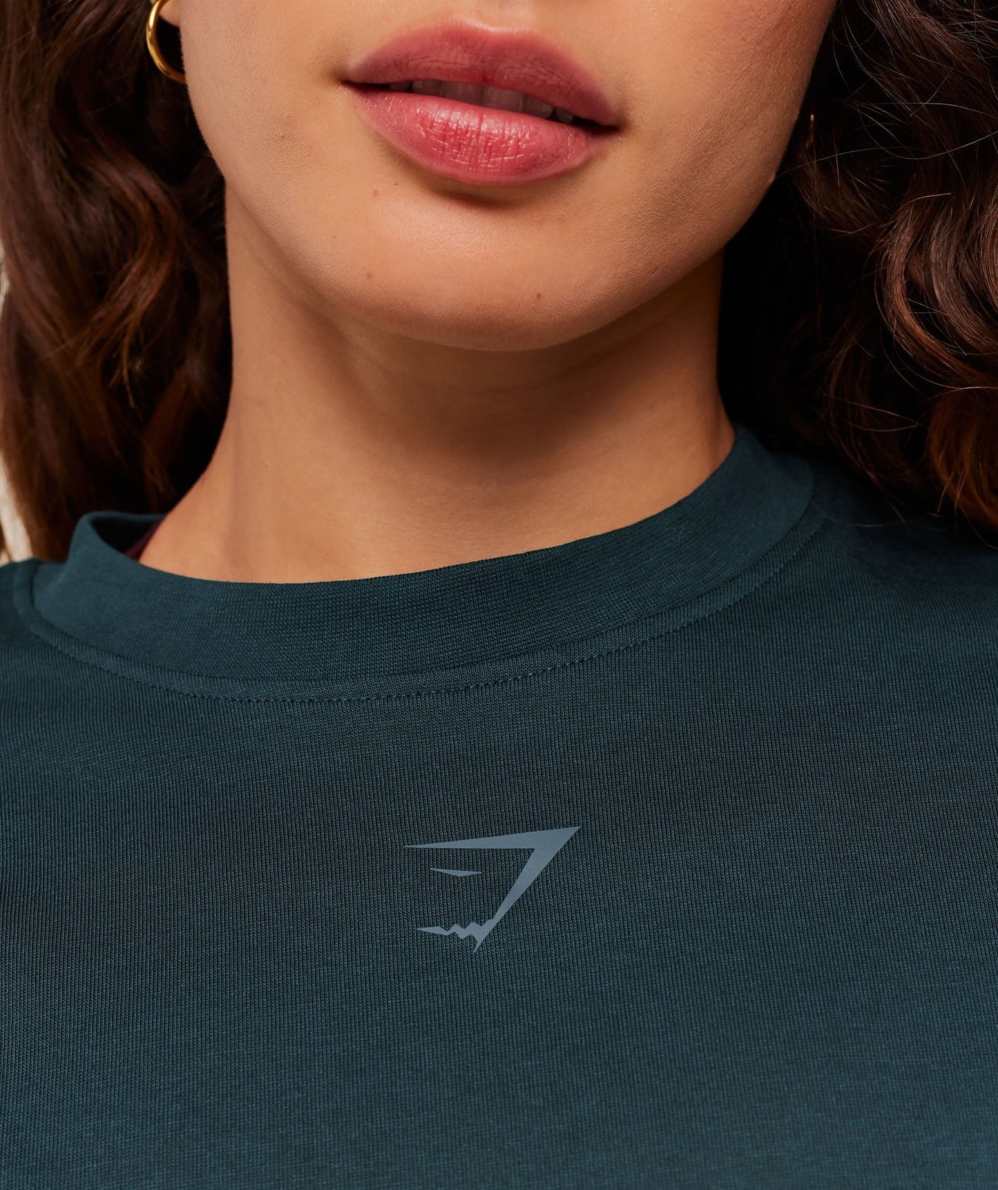 Gymshark GS Power Oversized T-Shirt - Deep Petrol Blue