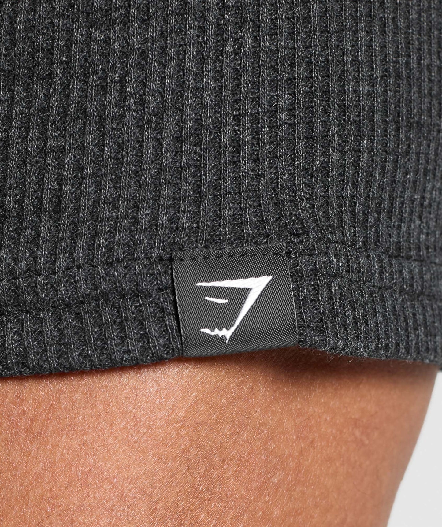 Gymshark Waffle T-Shirt - Black