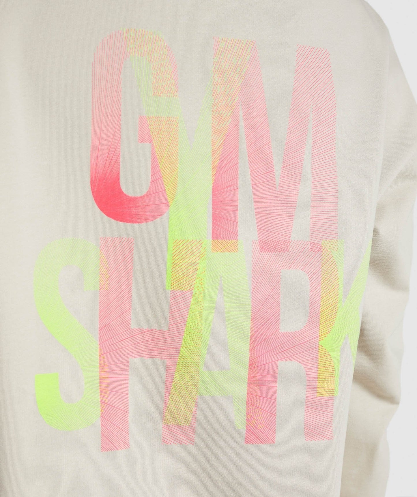 Gymshark Strobe Graphic Hoodie - Grey