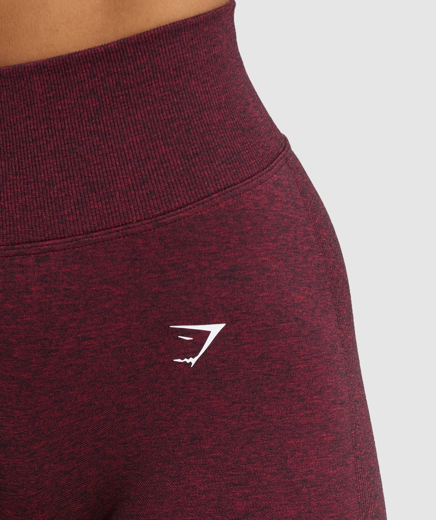 Gymshark Lift Seamless Shorts - Vintage Pink/Black Marl