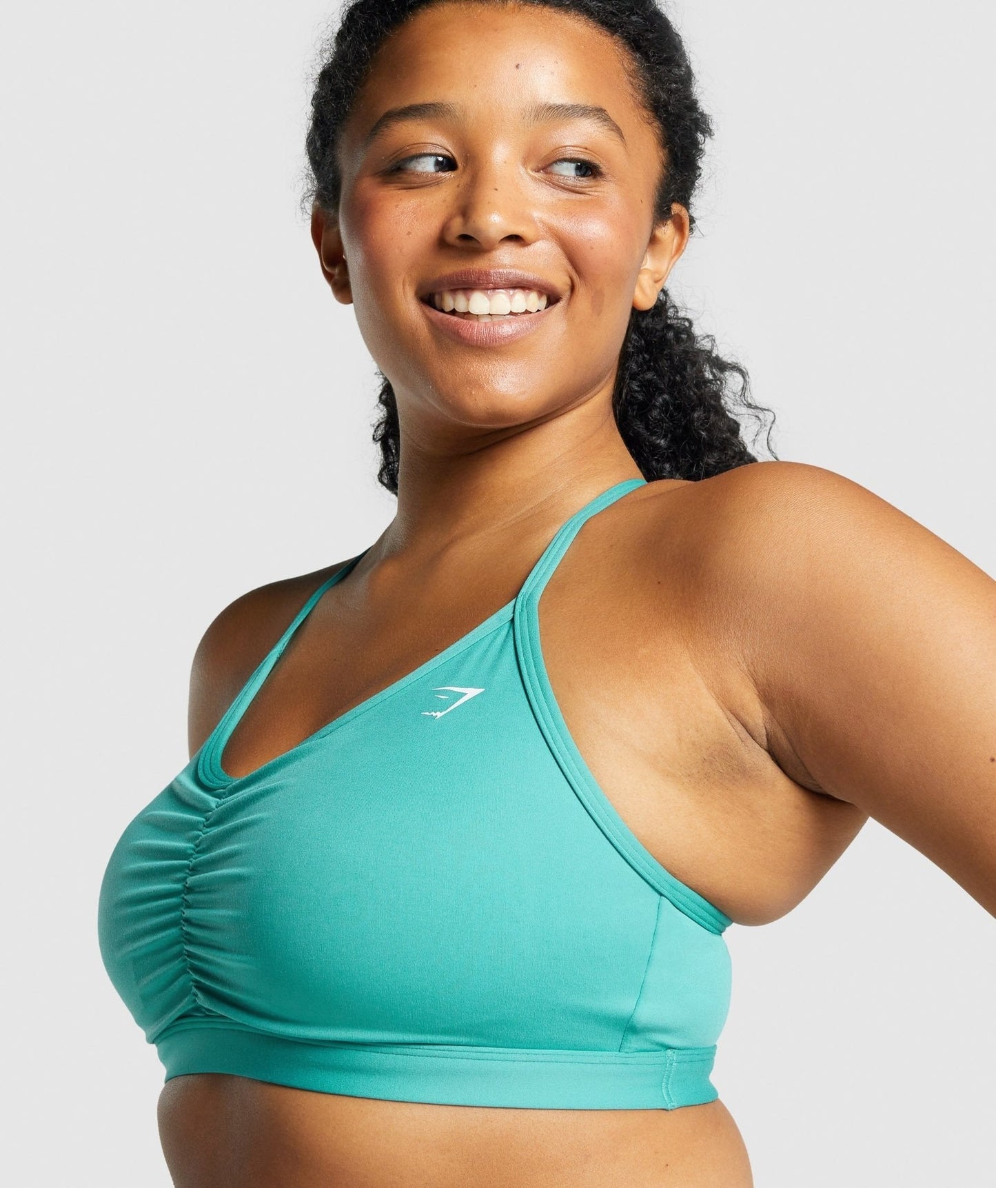 Gymshark Ruched Sports Bra - Teal