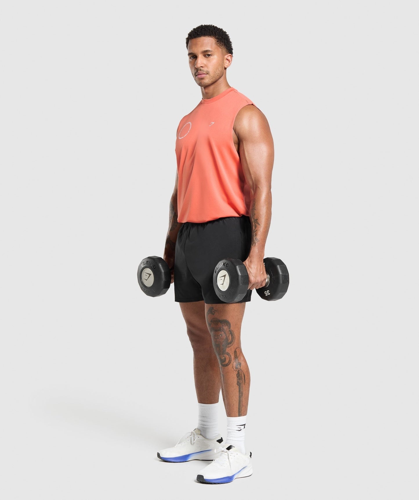 Gymshark Keep Showing Up Tank - Muted Coral