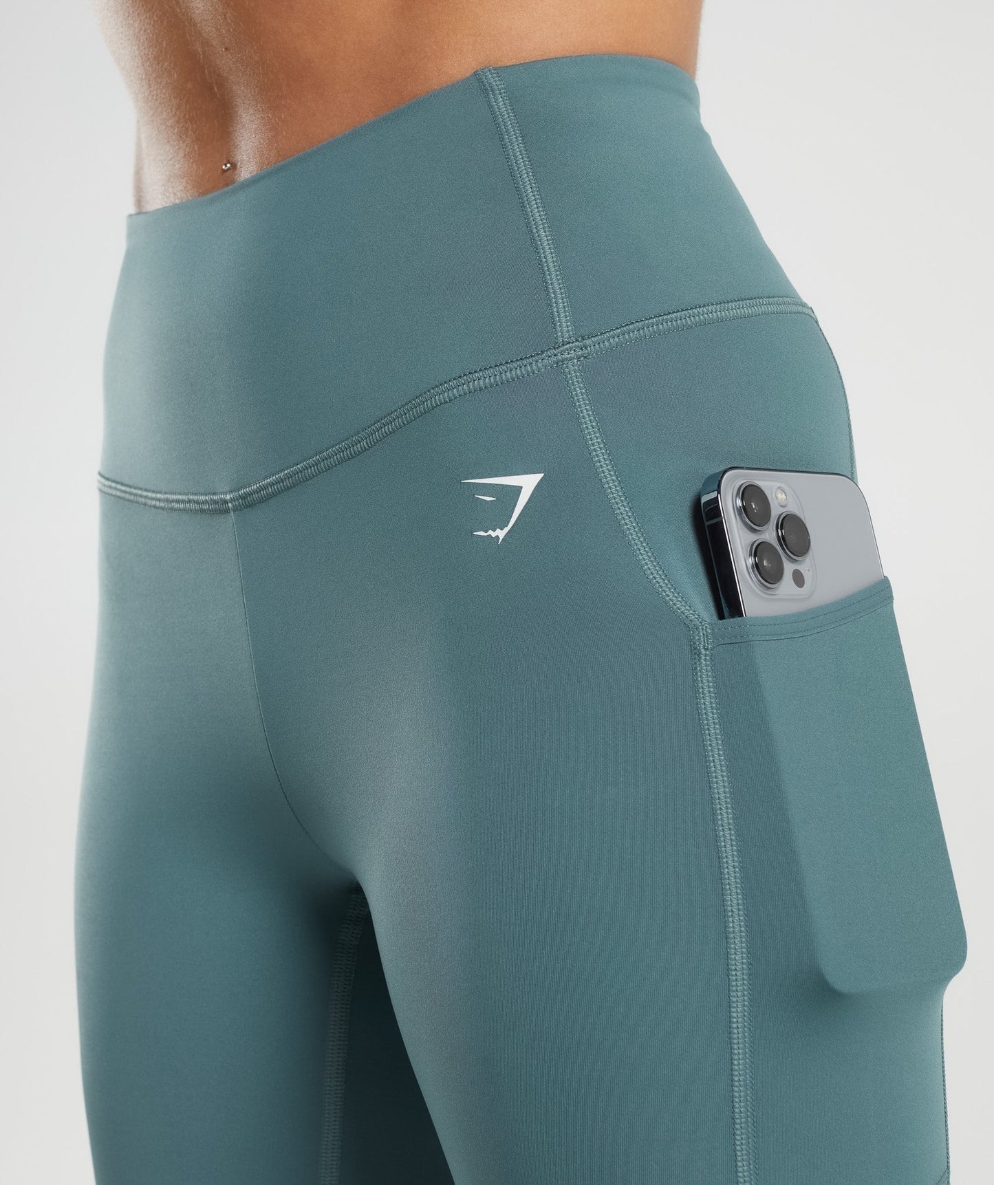 Gymshark Pocket Leggings - Denim Teal