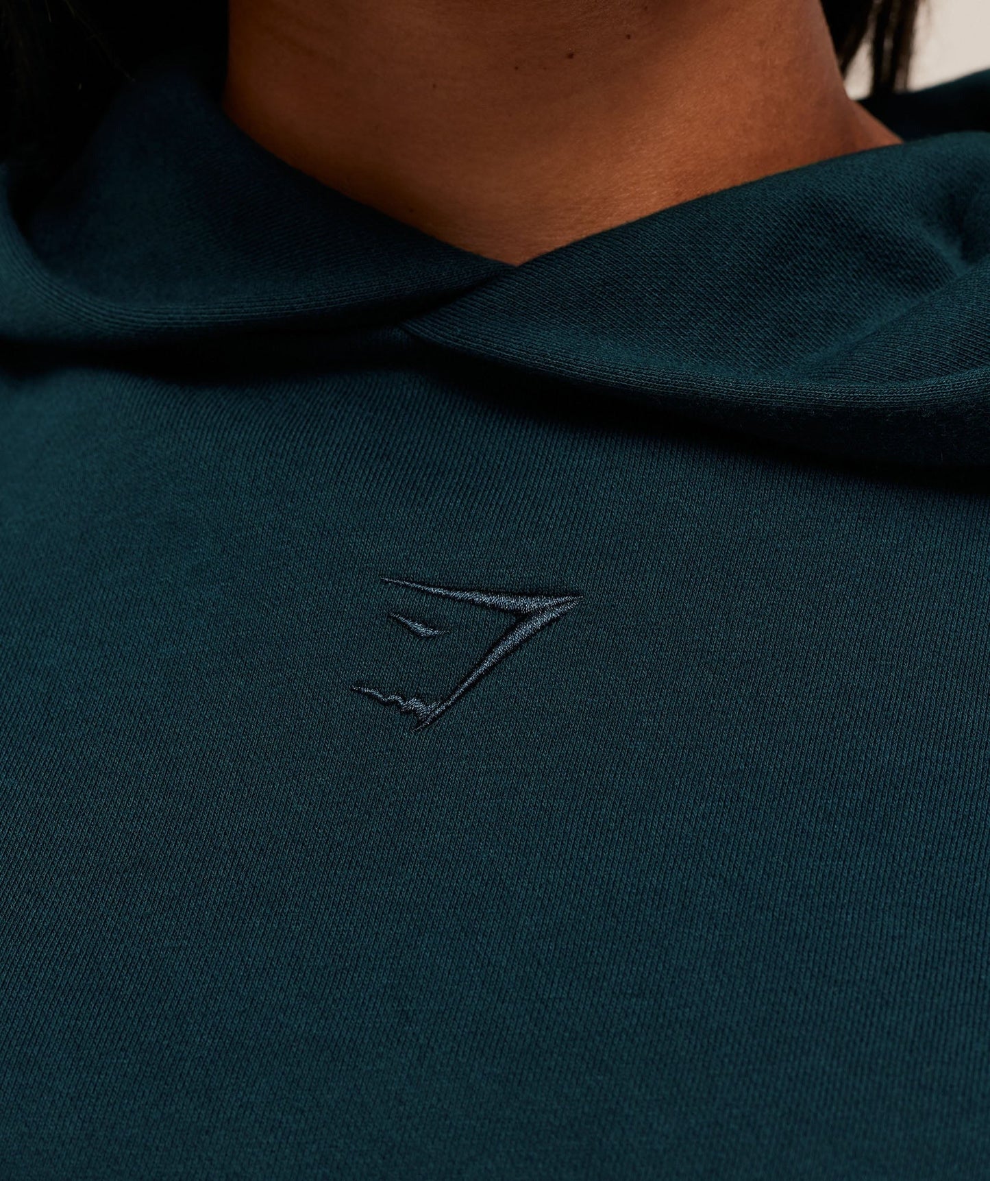 Gymshark Power Washed Oversized Hoodie - Deep Petrol Blue/Acid Wash