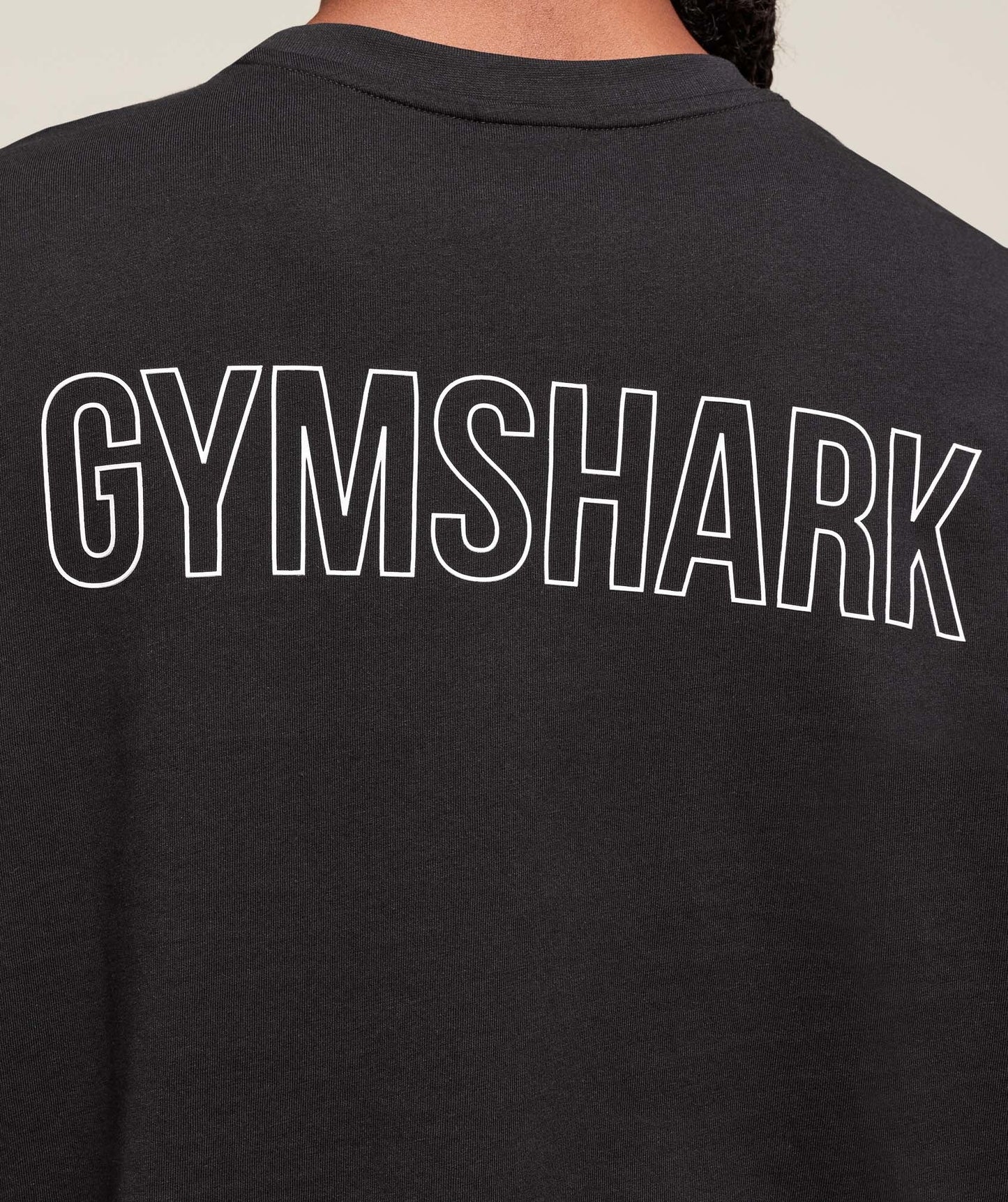 Gymshark Trace Graphic Long Sleeve Top - Black