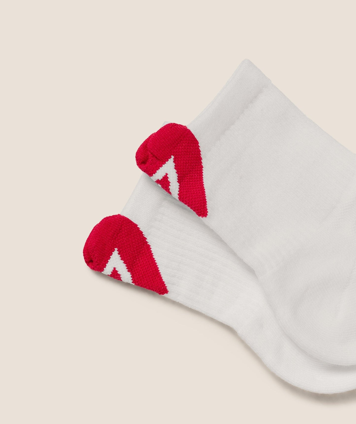 Gymshark Heart Graphic Midi Socks 3pk - GS White