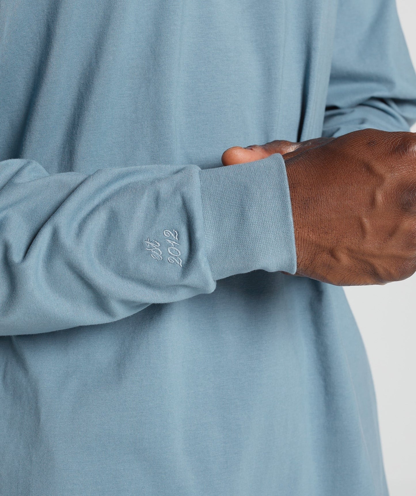 Gymshark GS10 Year Oversized Long Sleeve T-Shirt - Denim Blue