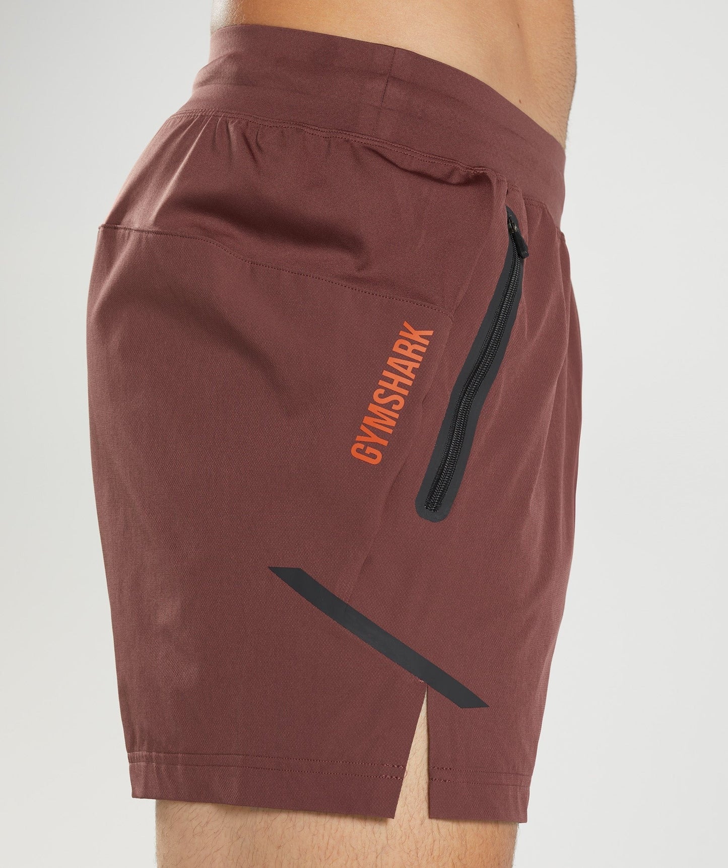 Gymshark Apex 5" Perform Shorts - Cherry Brown