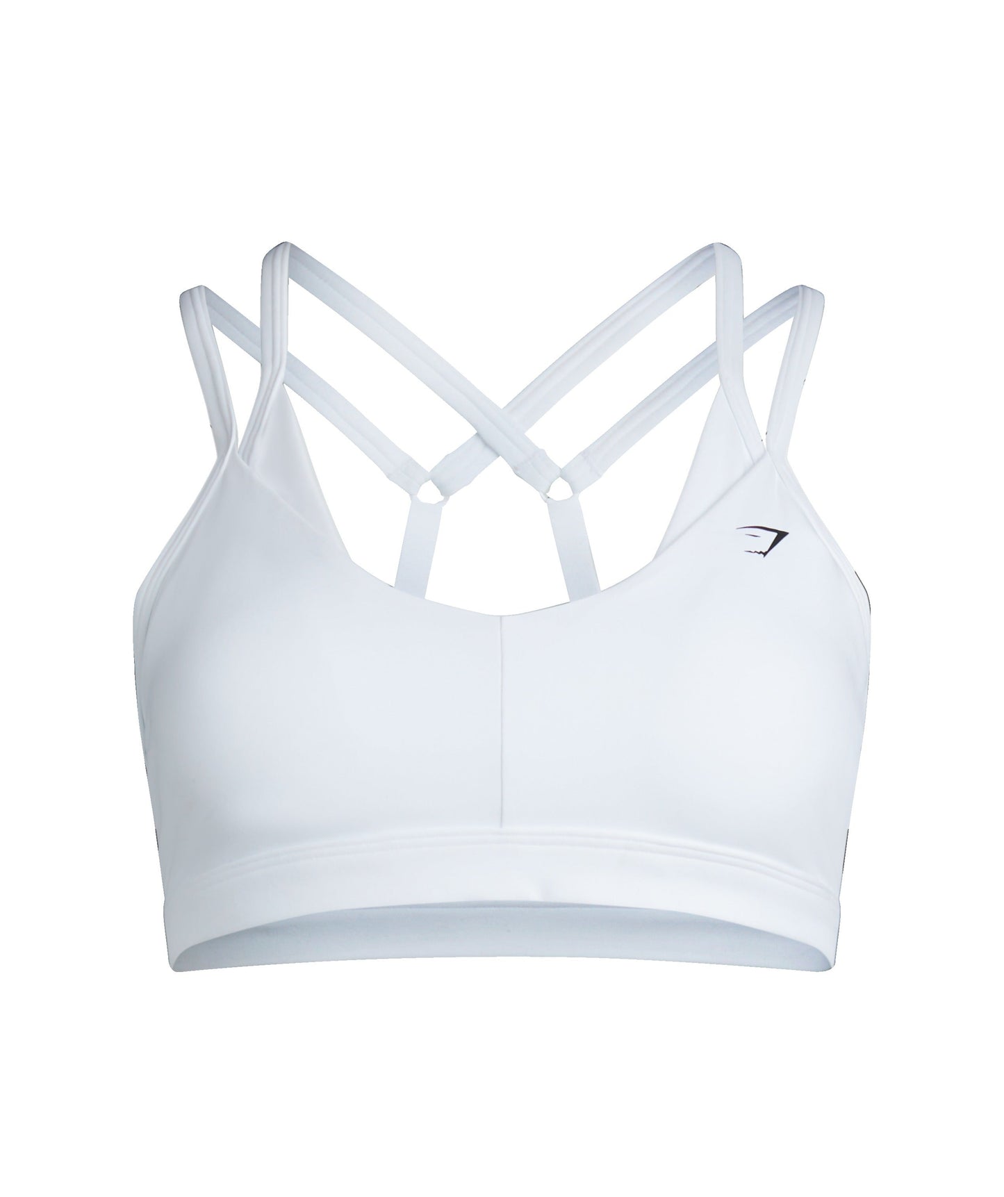 Gymshark Double Up Sports Bra - White