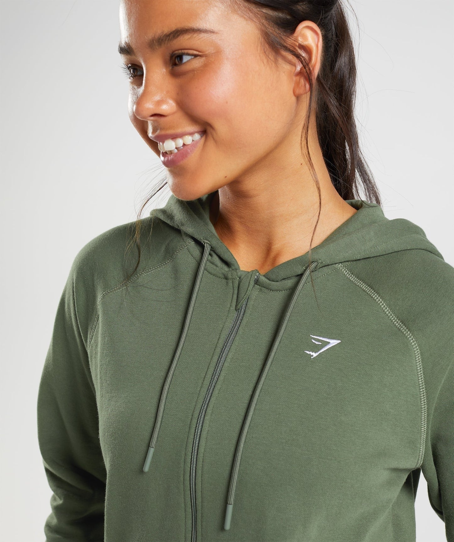 Gymshark Training Zip Hoodie - Core Olive
