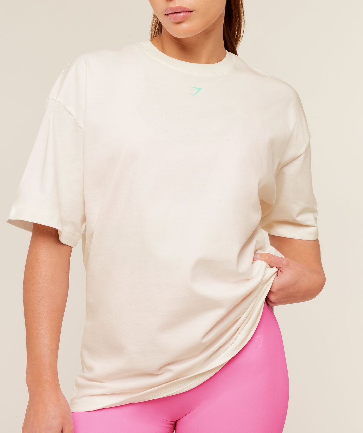 Gymshark Glutey Calls Graphic T-Shirt - Soft White