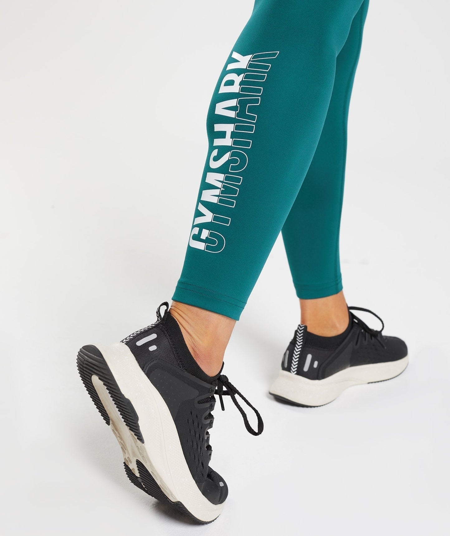 Gymshark FRACTION LEGGINGS - Winter Teal