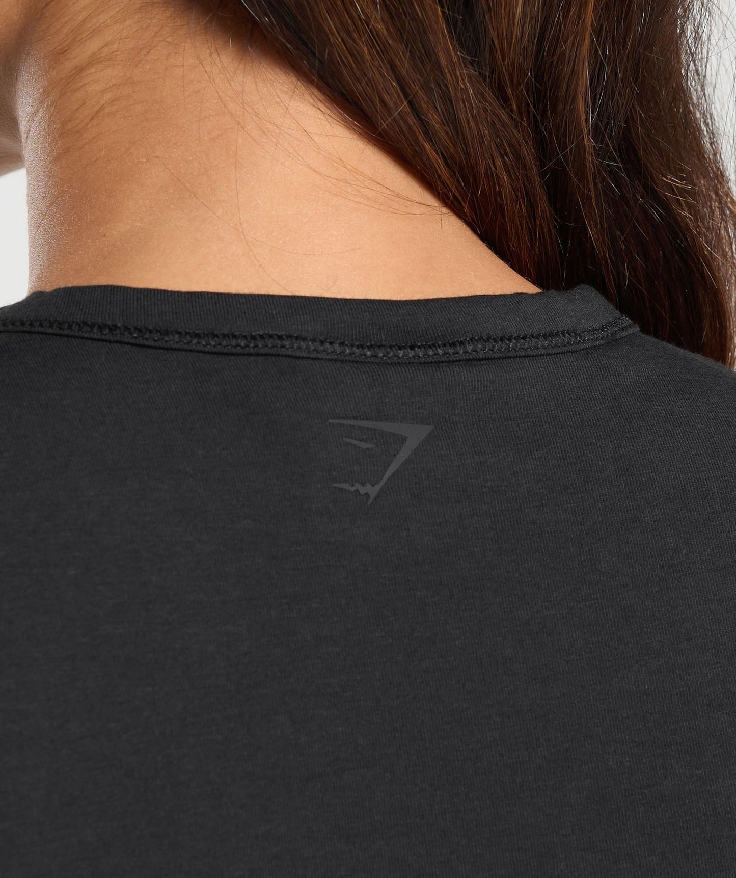 Gymshark Cotton Crop Top - Black