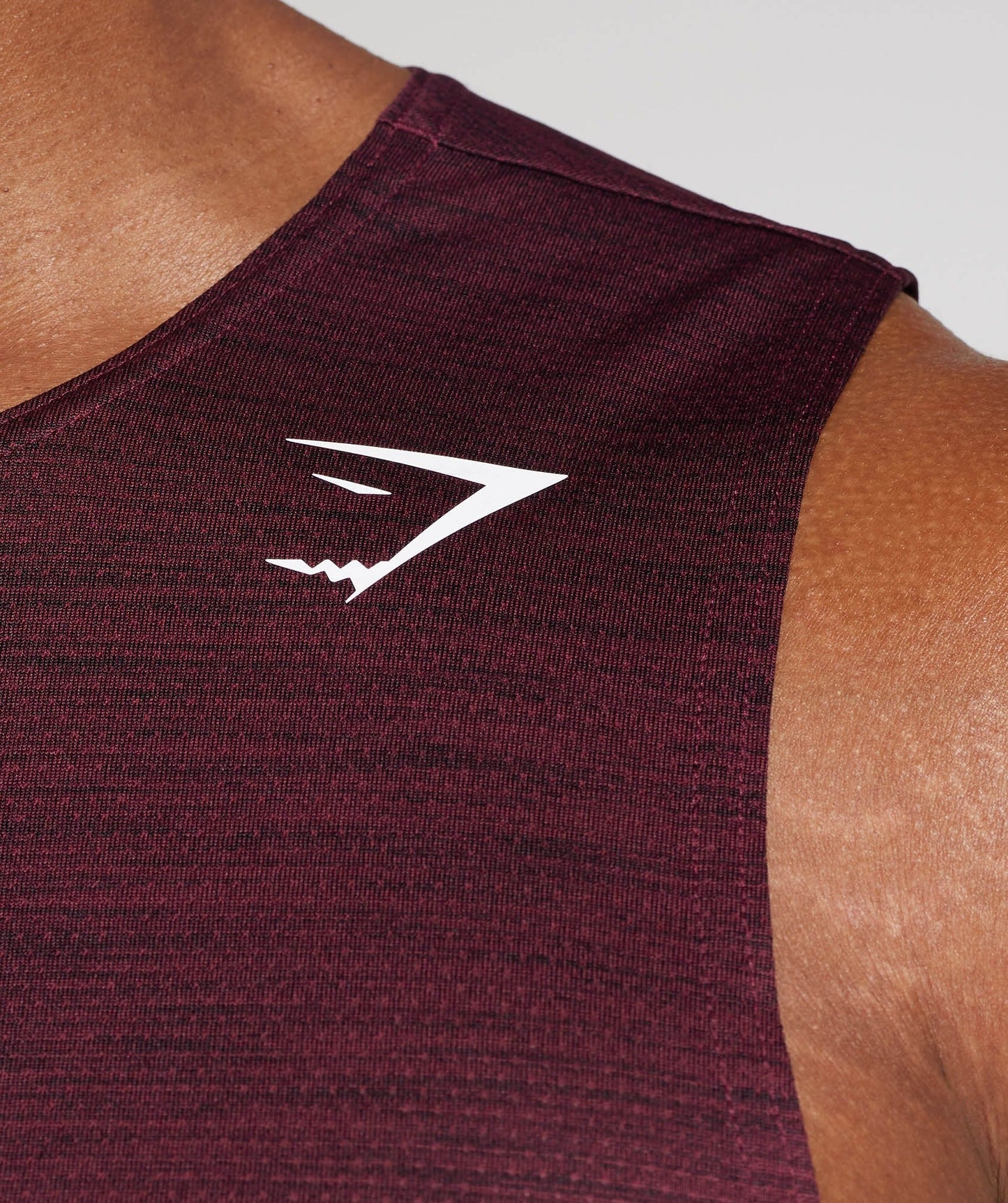 Gymshark Arrival Marl Tank - Plum Pink/Plum Brown Marl