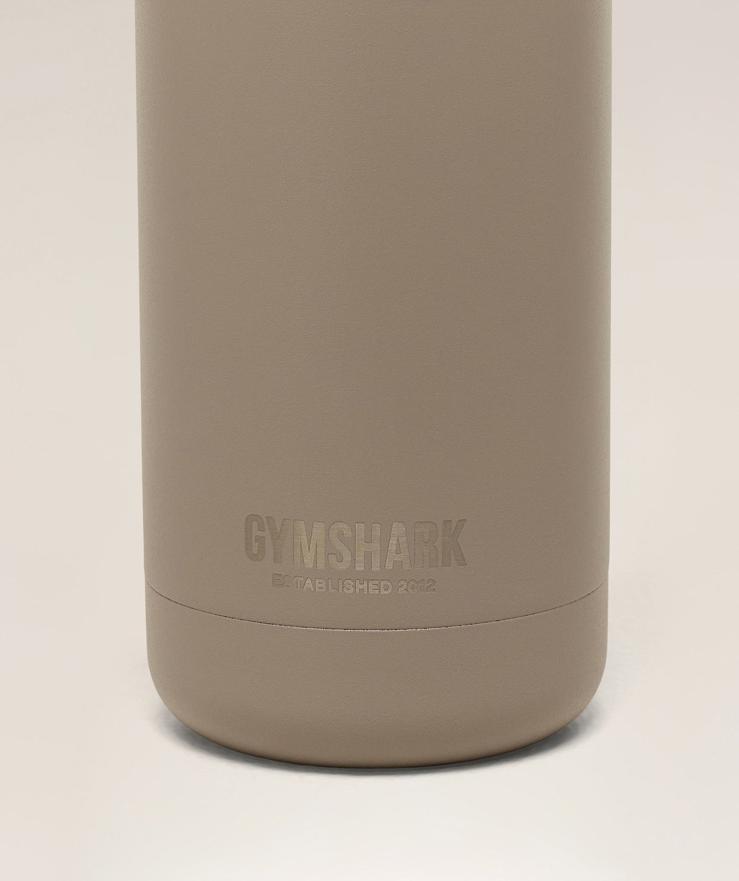 Gymshark 500ml Bottle - Mushroom Grey
