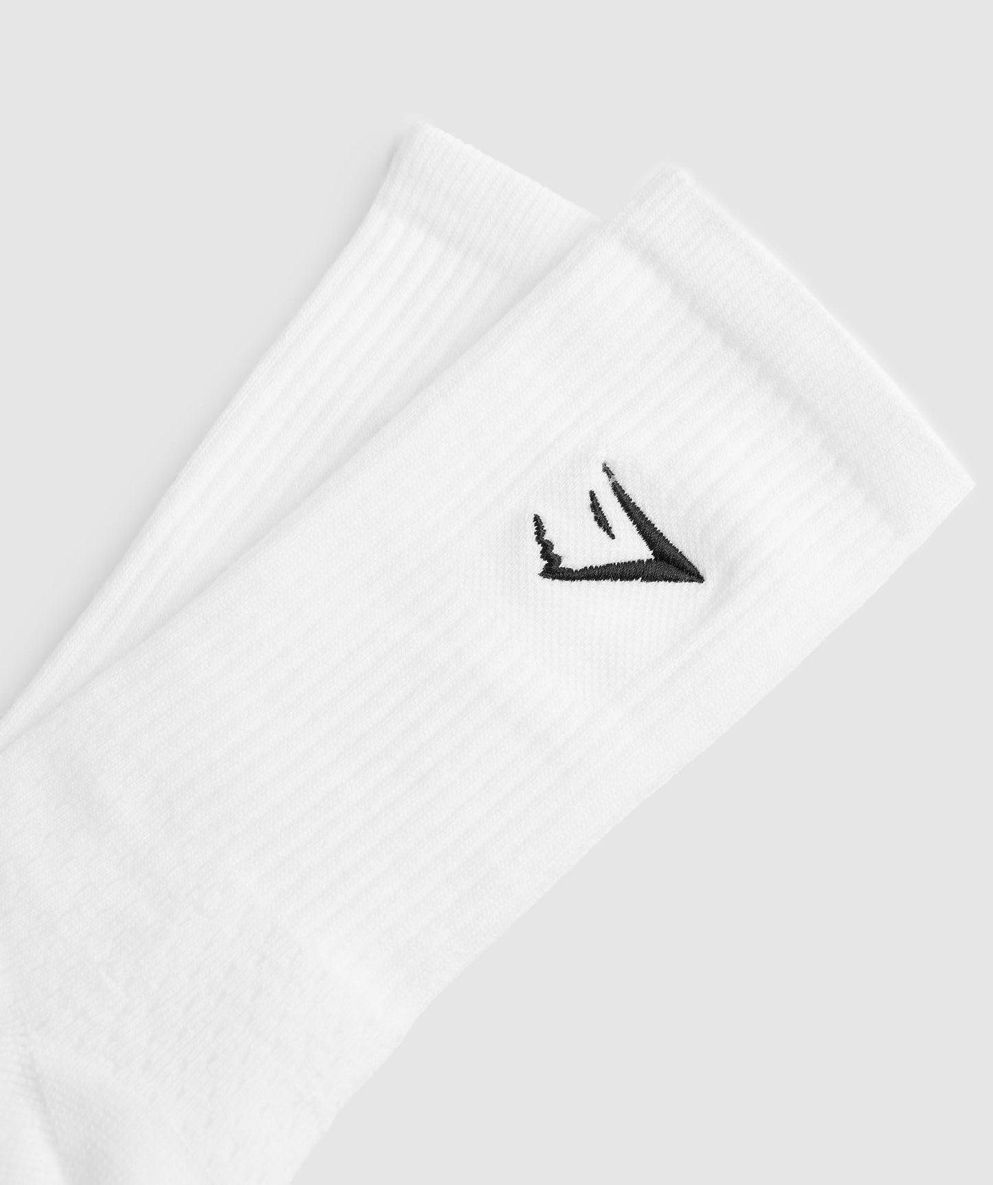 Gymshark Premium Sharkhead Crew Sock - White