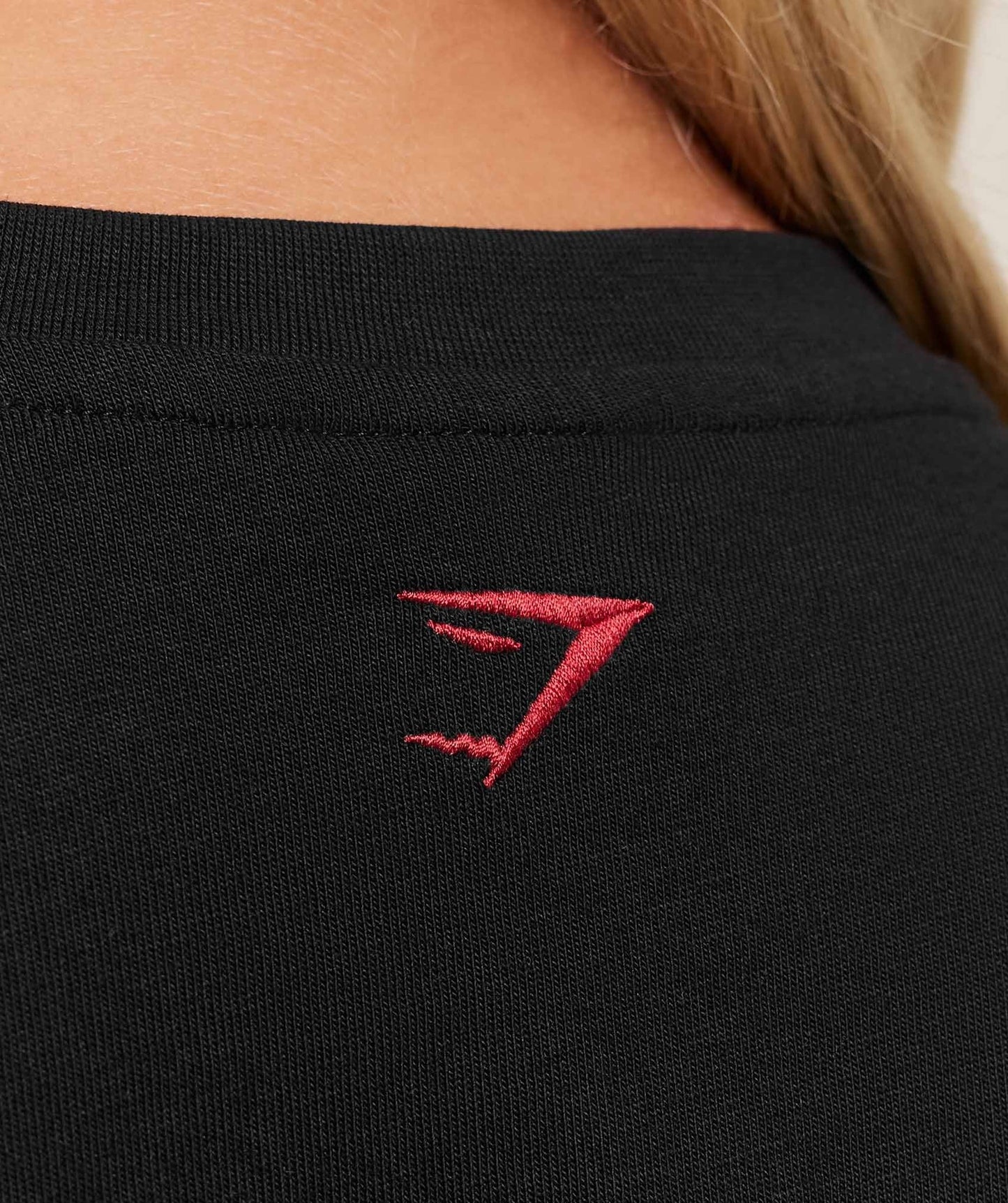 Gymshark Collegiate Graphic T-Shirt - Black