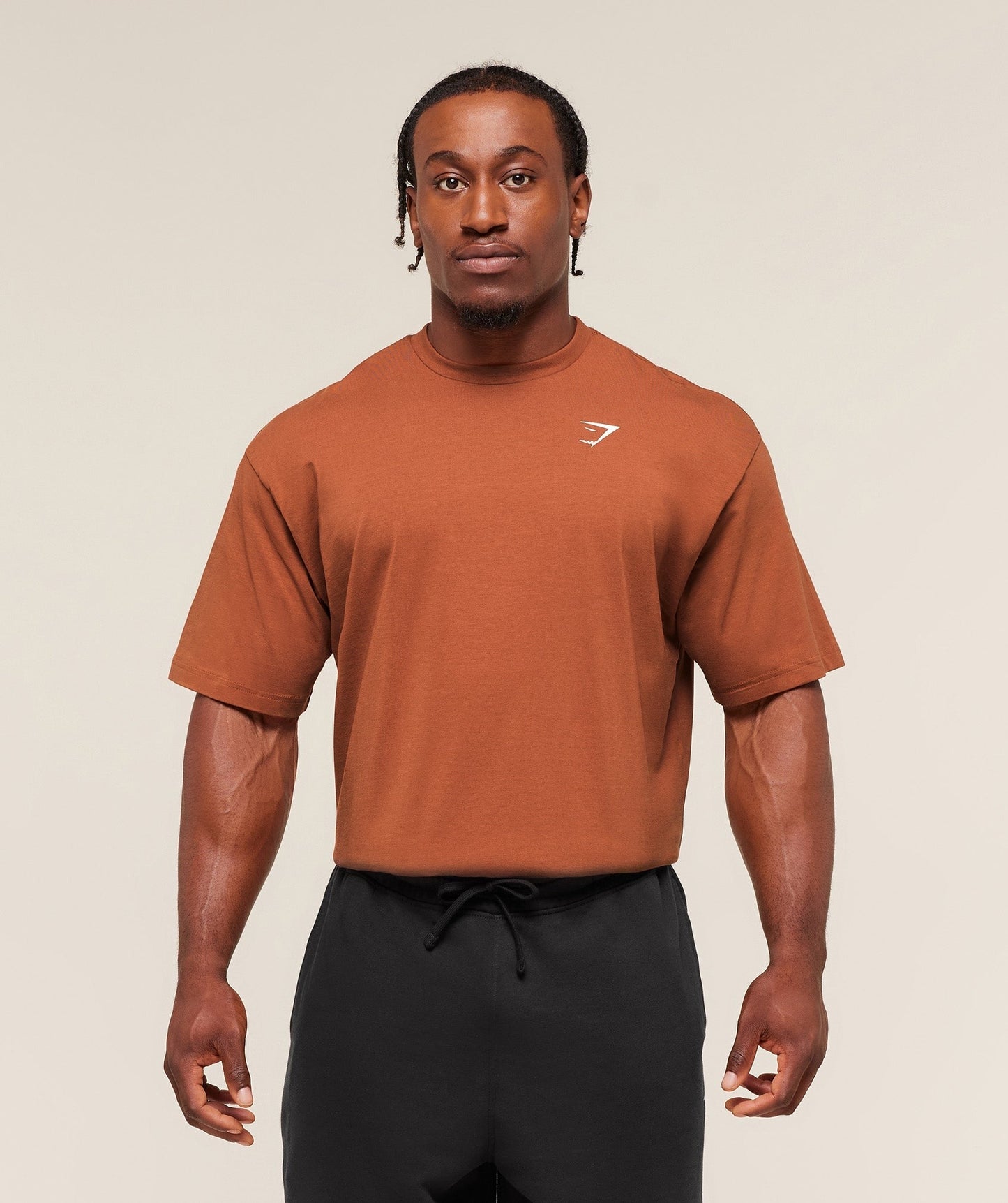 Gymshark Essential Oversized T-Shirt - Spiced Brown
