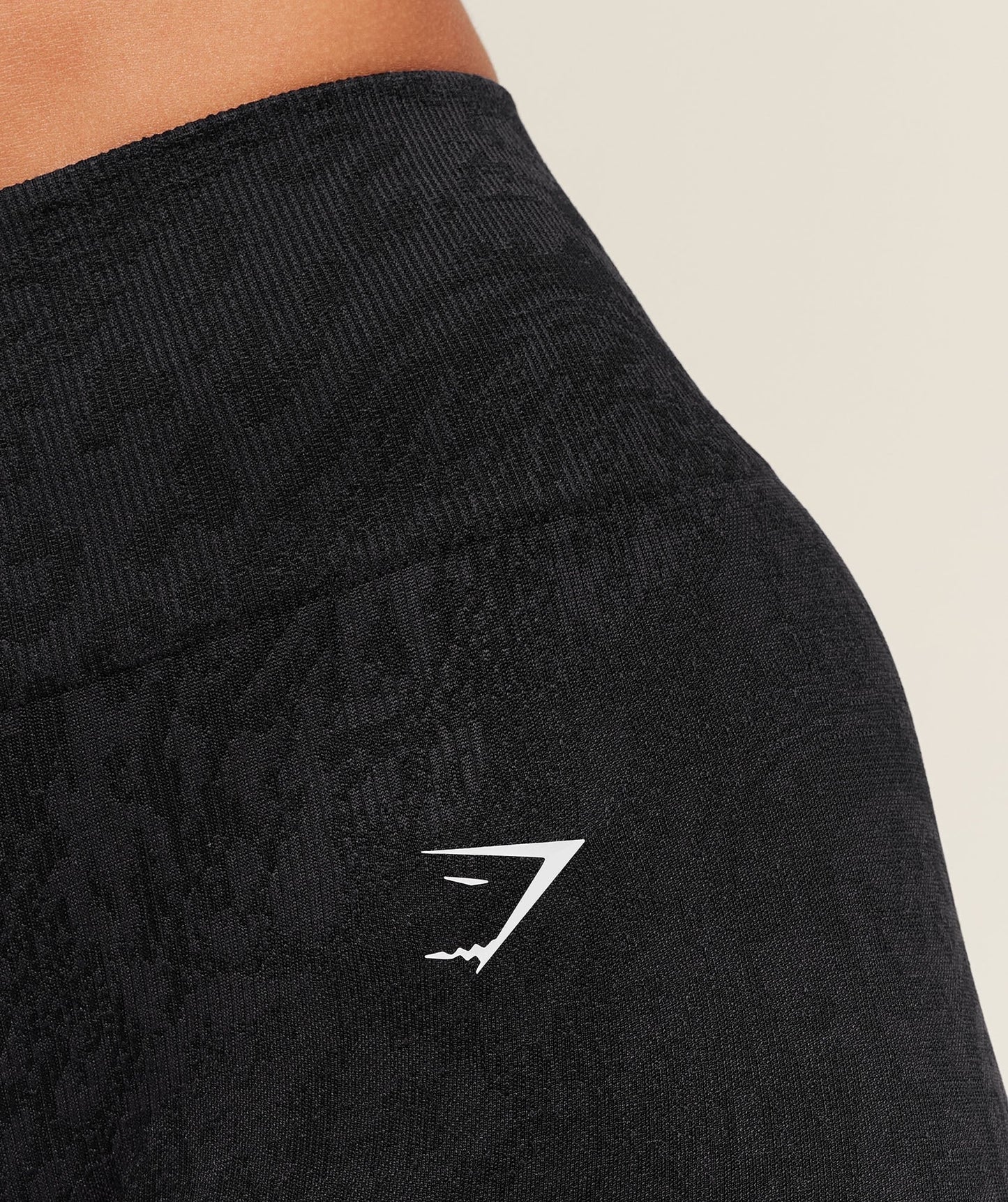 Gymshark Adapt Animal X Whitney Shorts - Black / Asphalt Grey