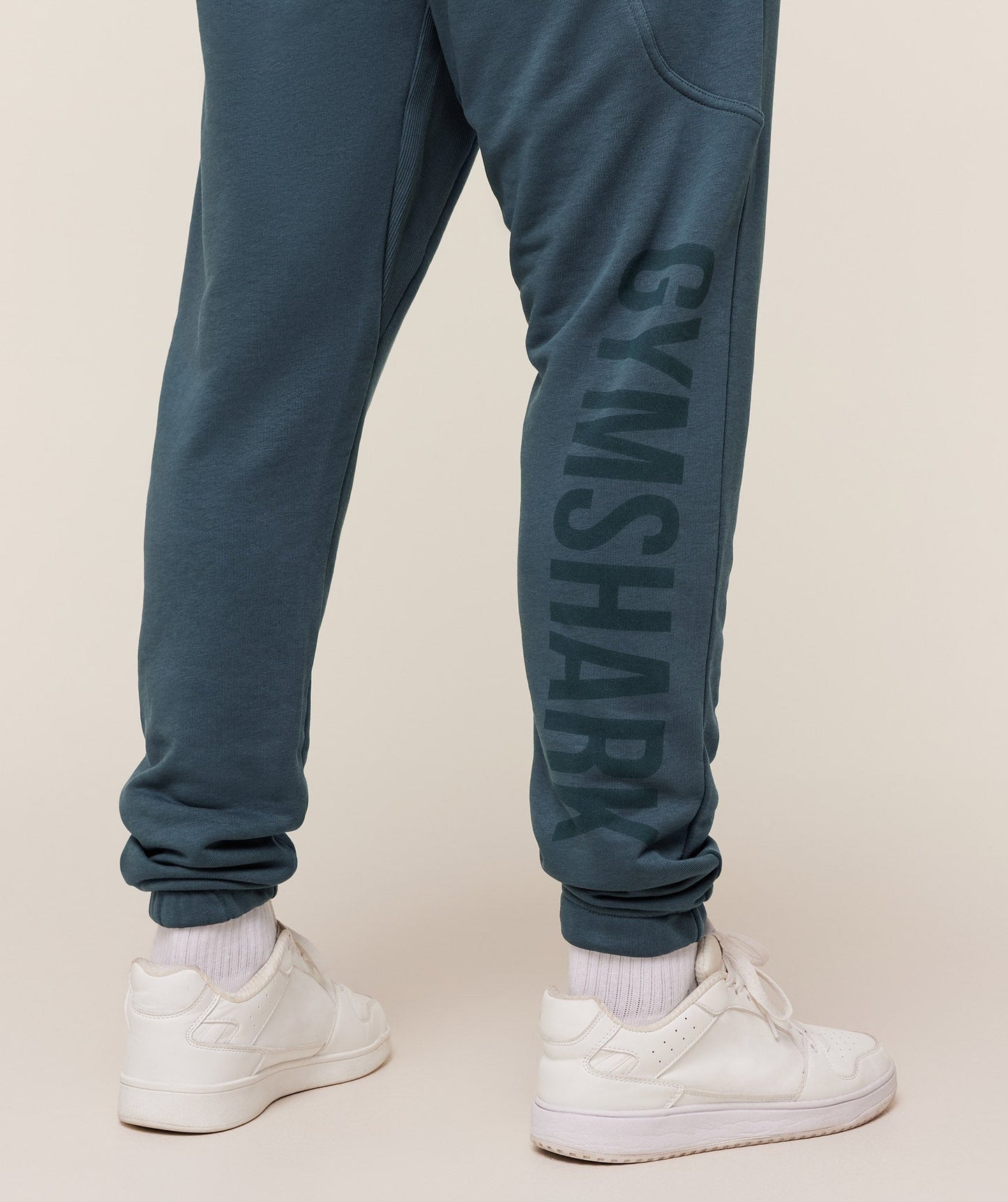 Gymshark Power Wordmark Joggers - GS Stealth Blue