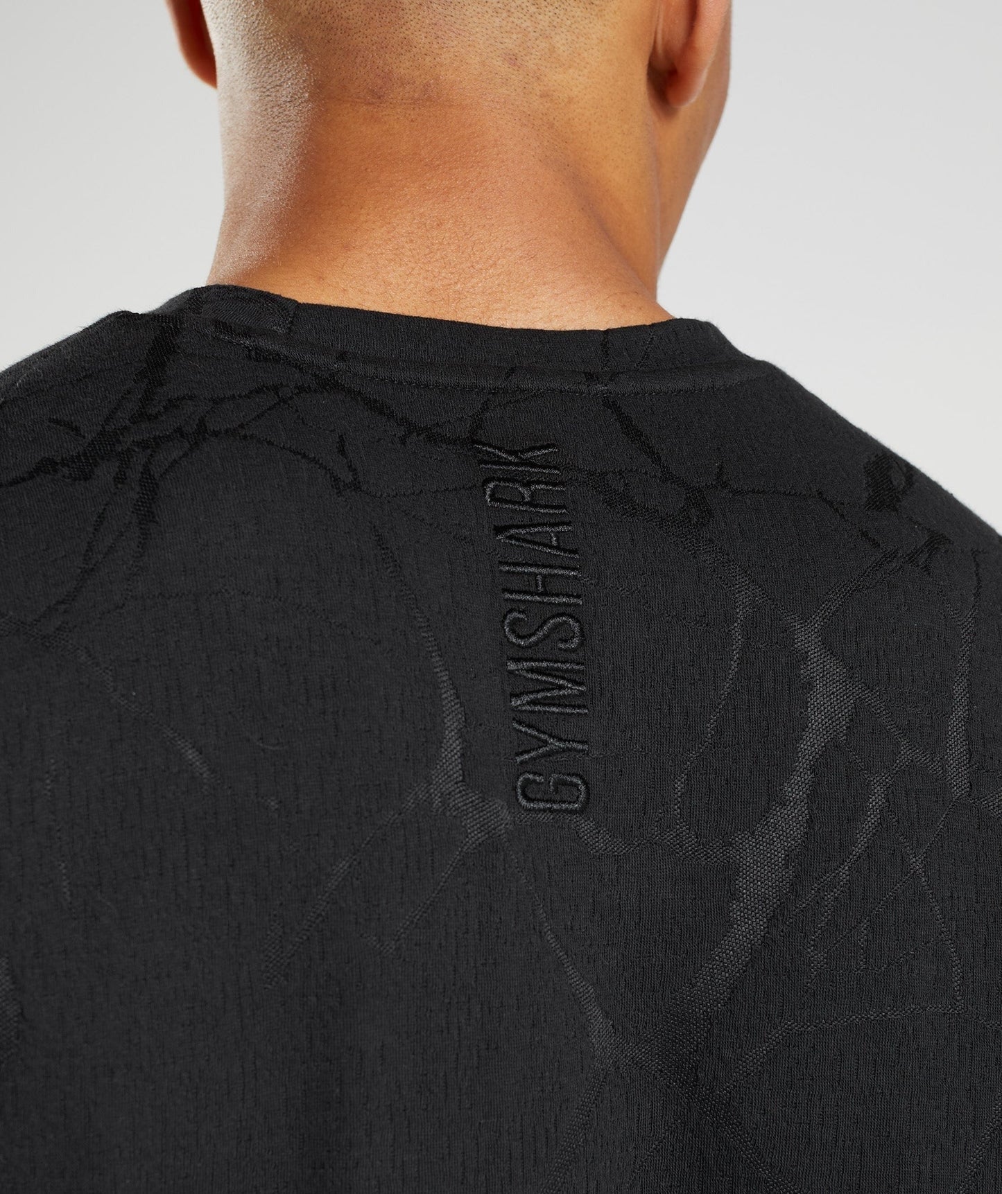 Gymshark Power Short Sleeve Crew - Black Print