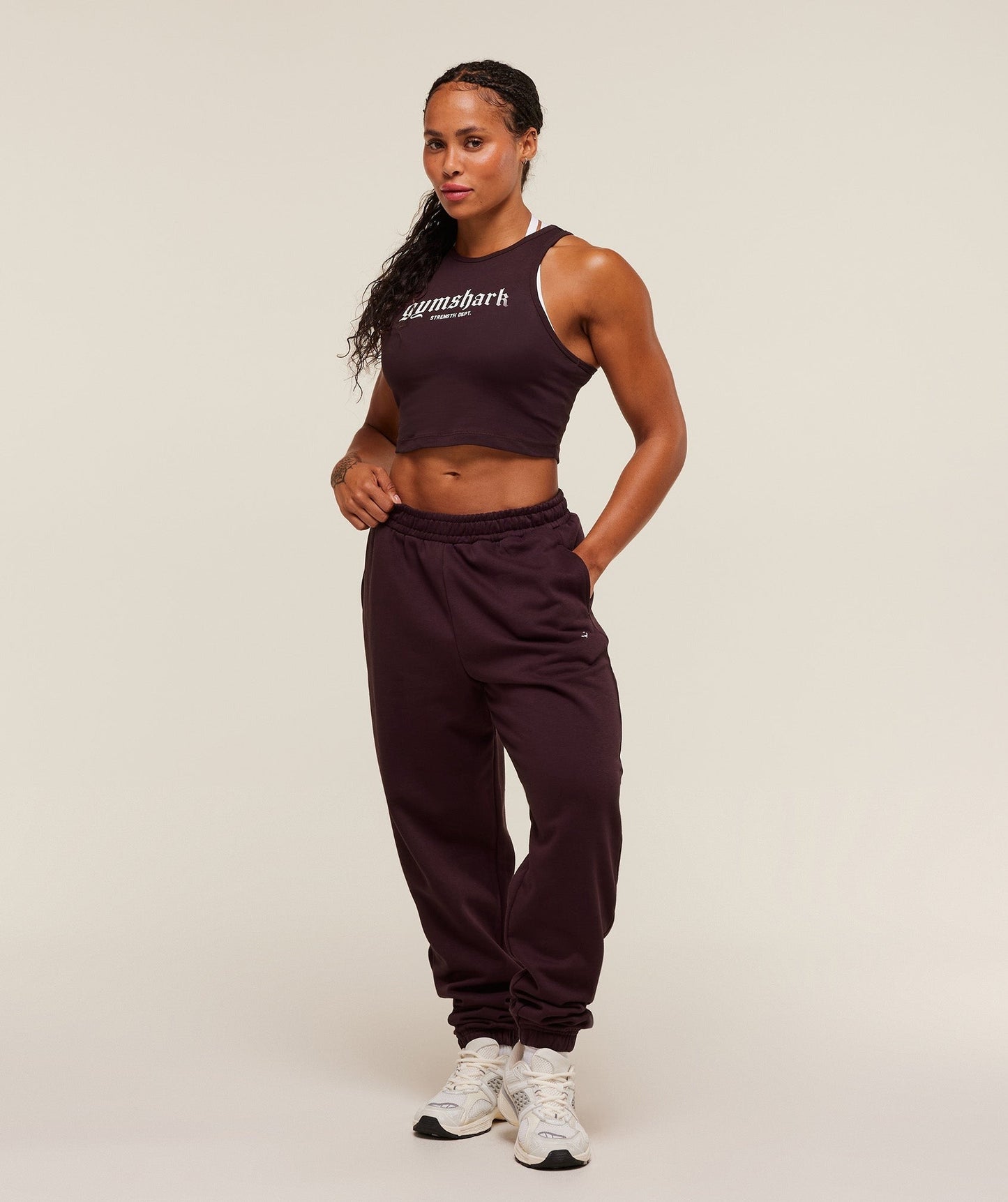 Gymshark Strength Department Joggers - Cherry Purple