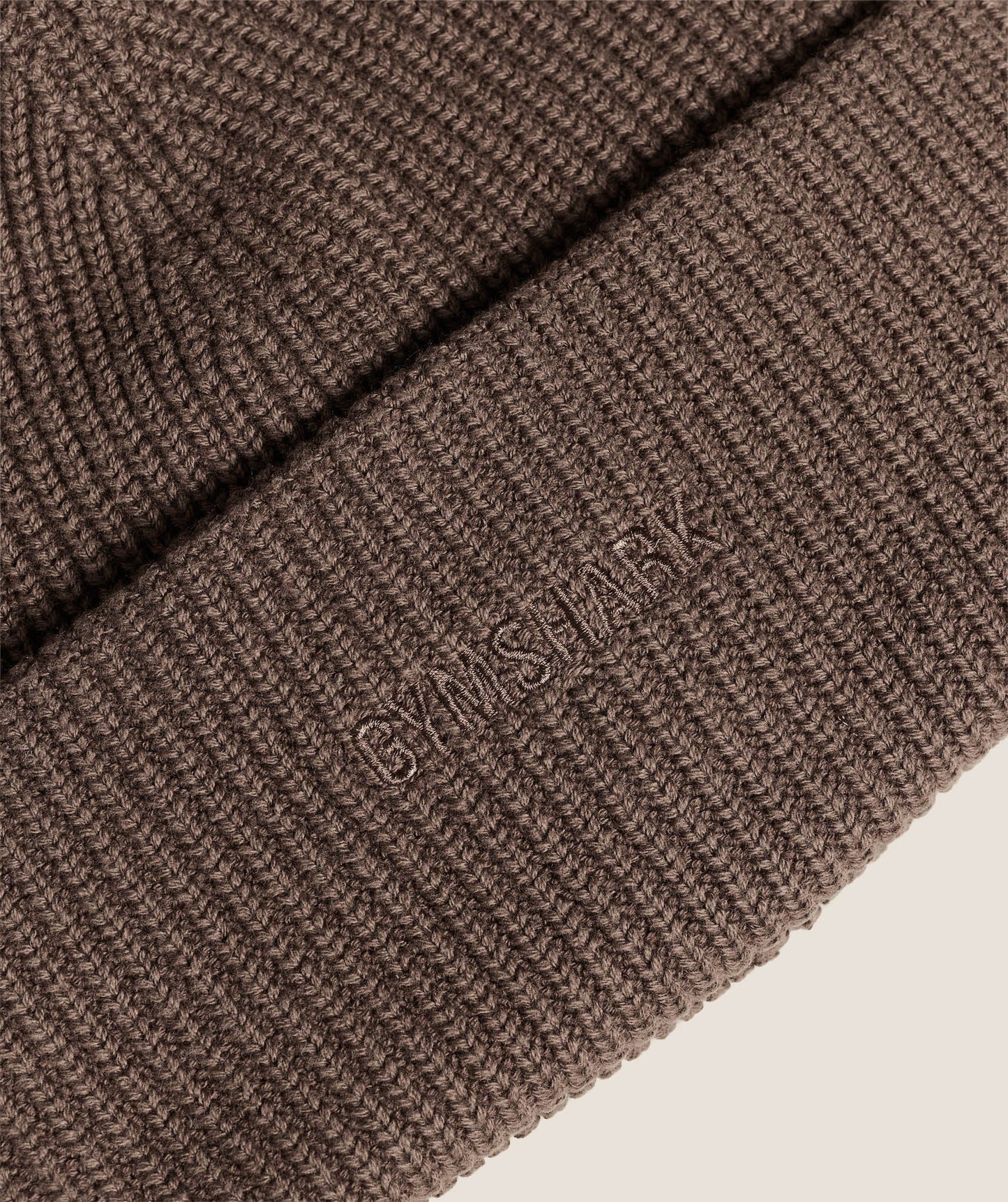 Gymshark Deep Knit Beanie - Walnut Brown