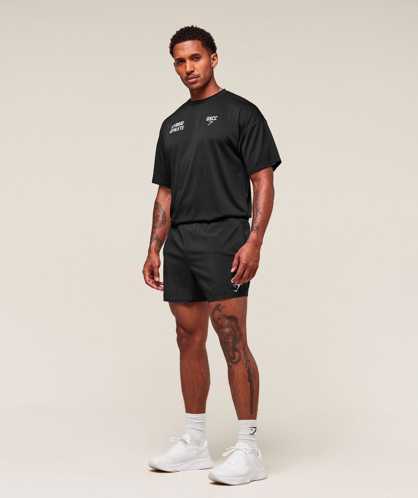 Gymshark Hybrid Athlete T-Shirt - Black
