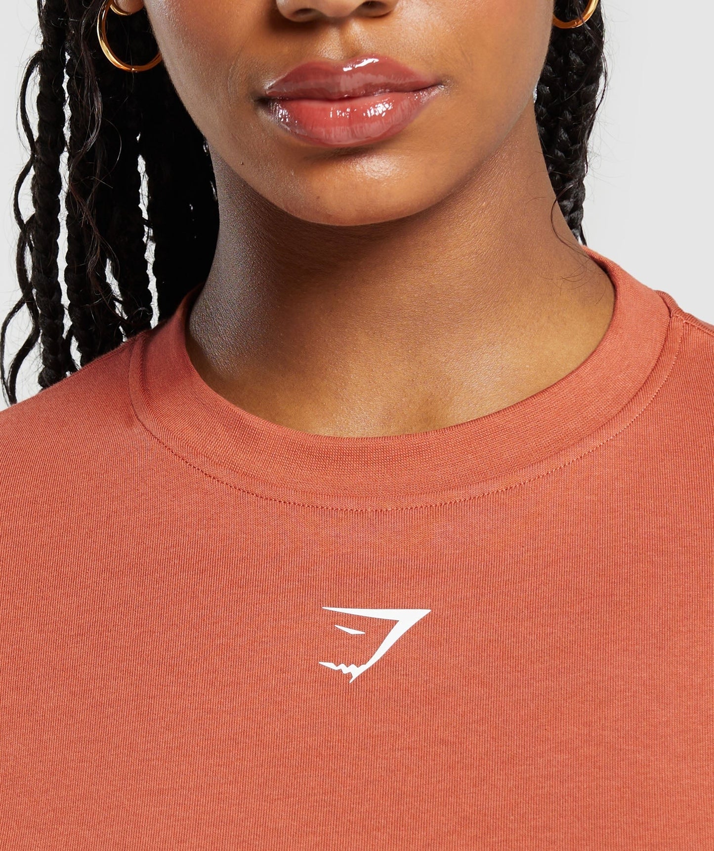 Gymshark GS Power Oversized T-Shirt - Terracotta Orange