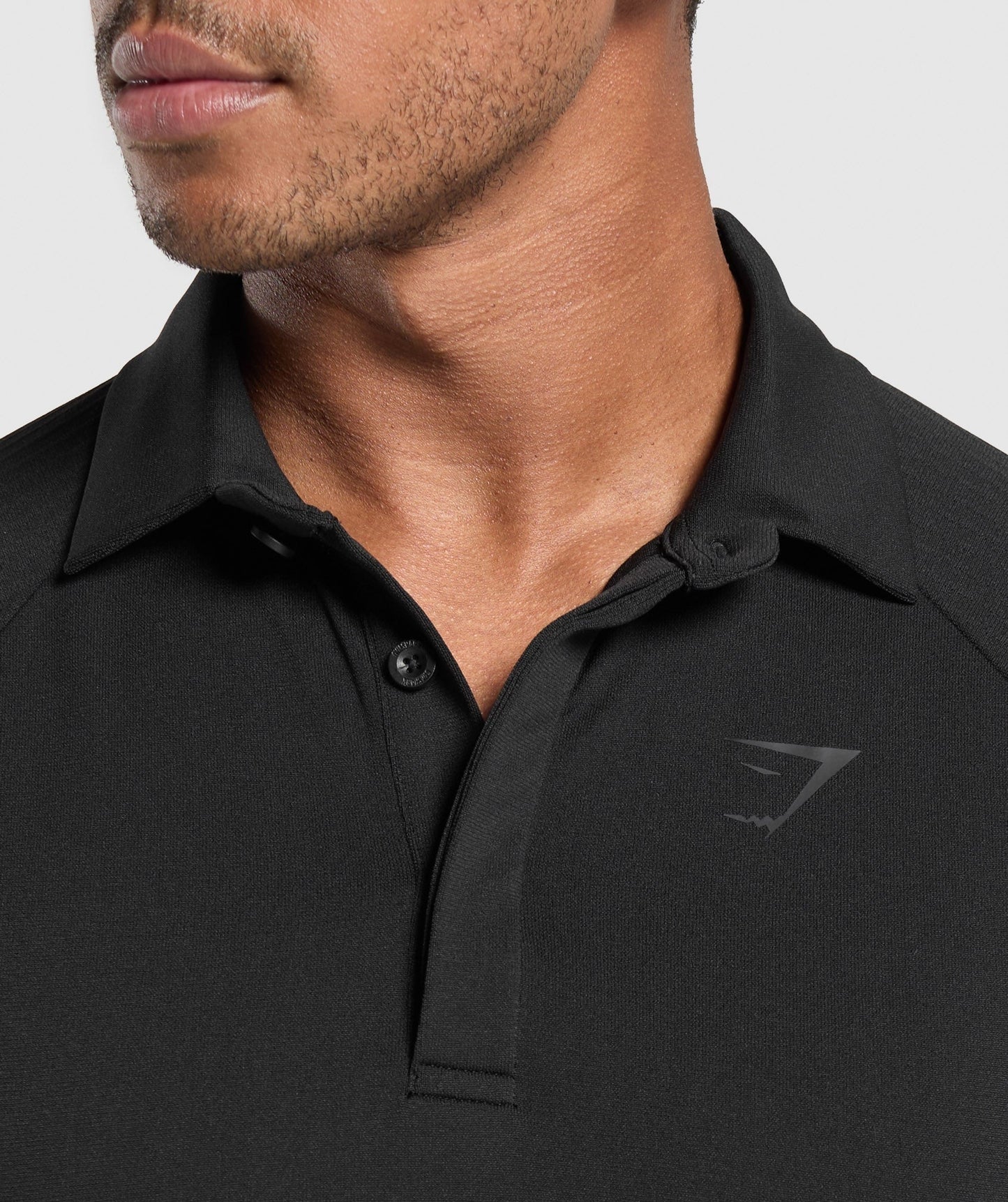 Gymshark Seamless Polo Shirt - Black