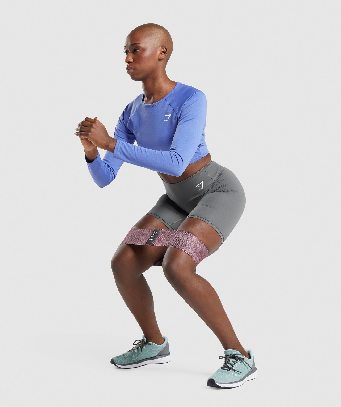 Gymshark Heavy Glute Band - Cherry Brown Print