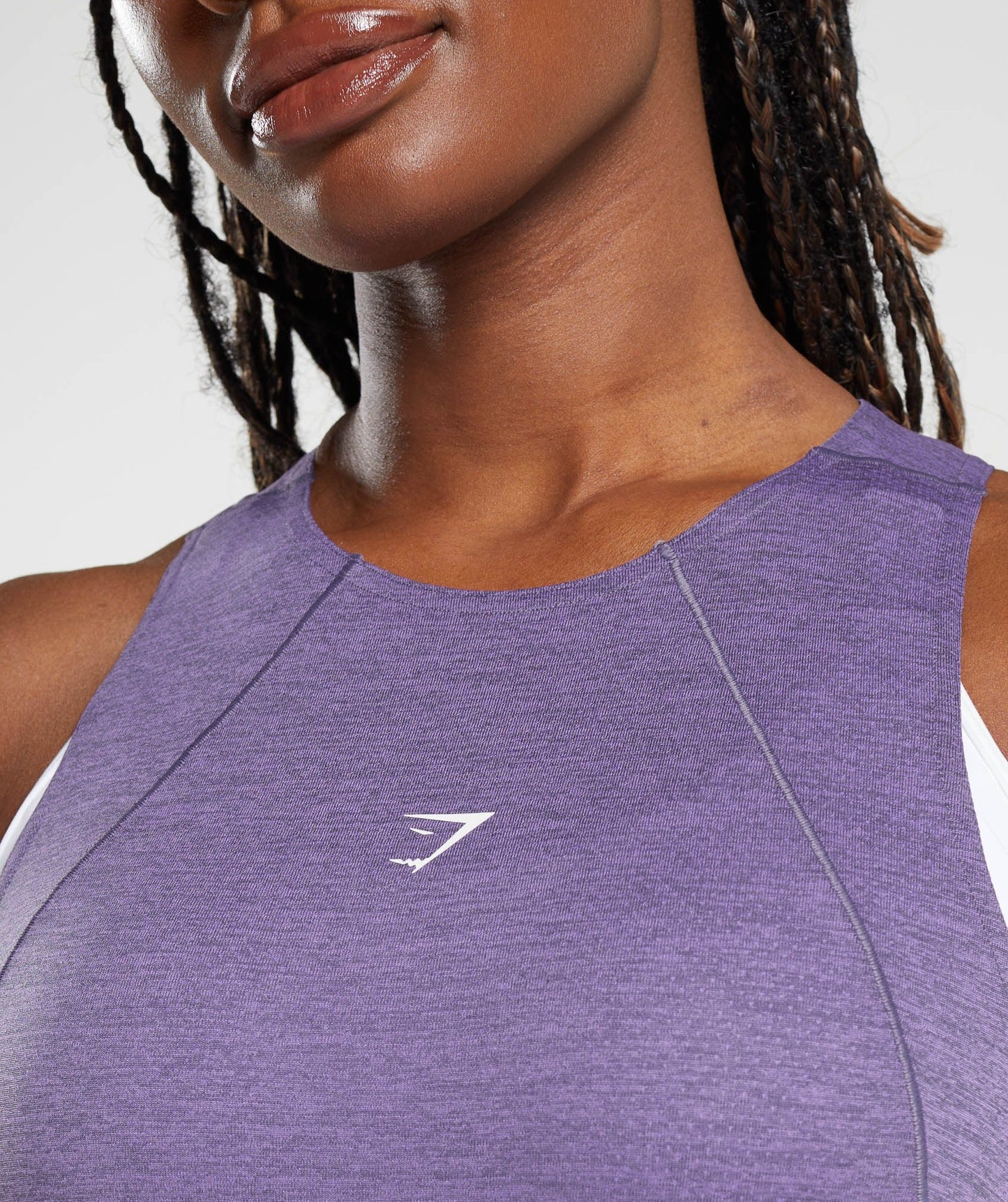 Gymshark Running Tank - Dewberry Purple/Grape Purple