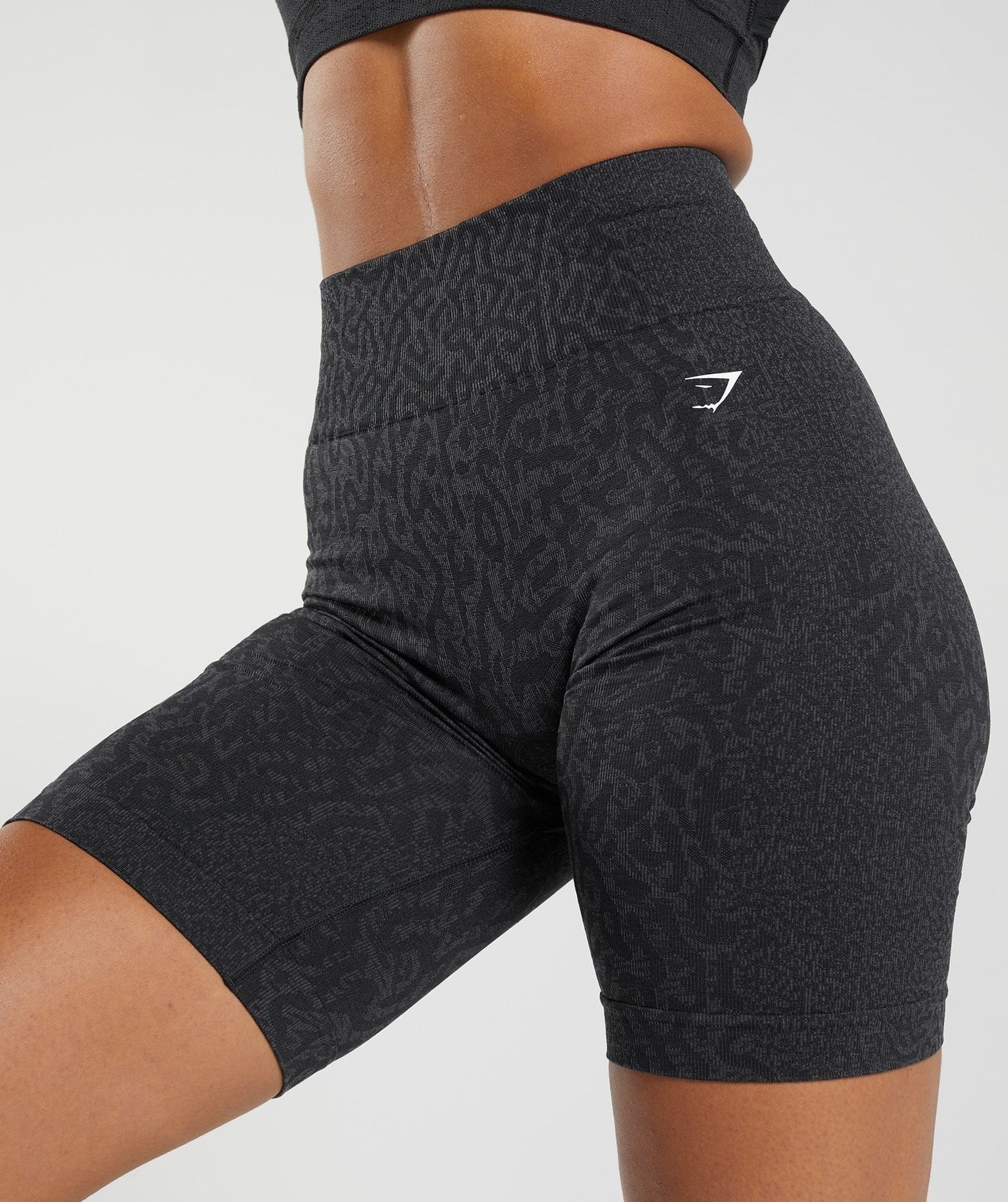 Gymshark Adapt Animal Seamless Cycling Shorts - Reef | Black
