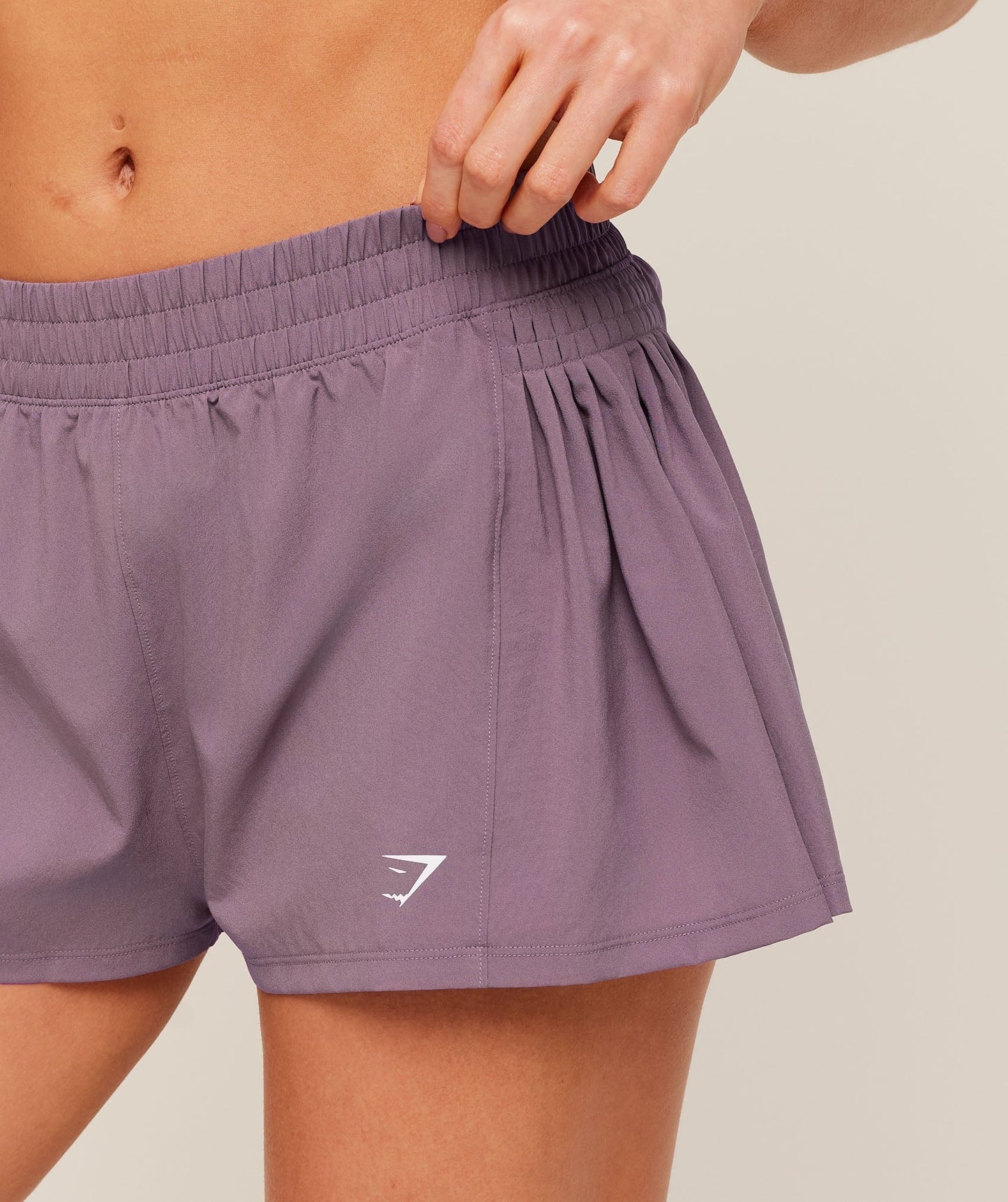 Gymshark Flutter Woven Shorts - Dusk Purple