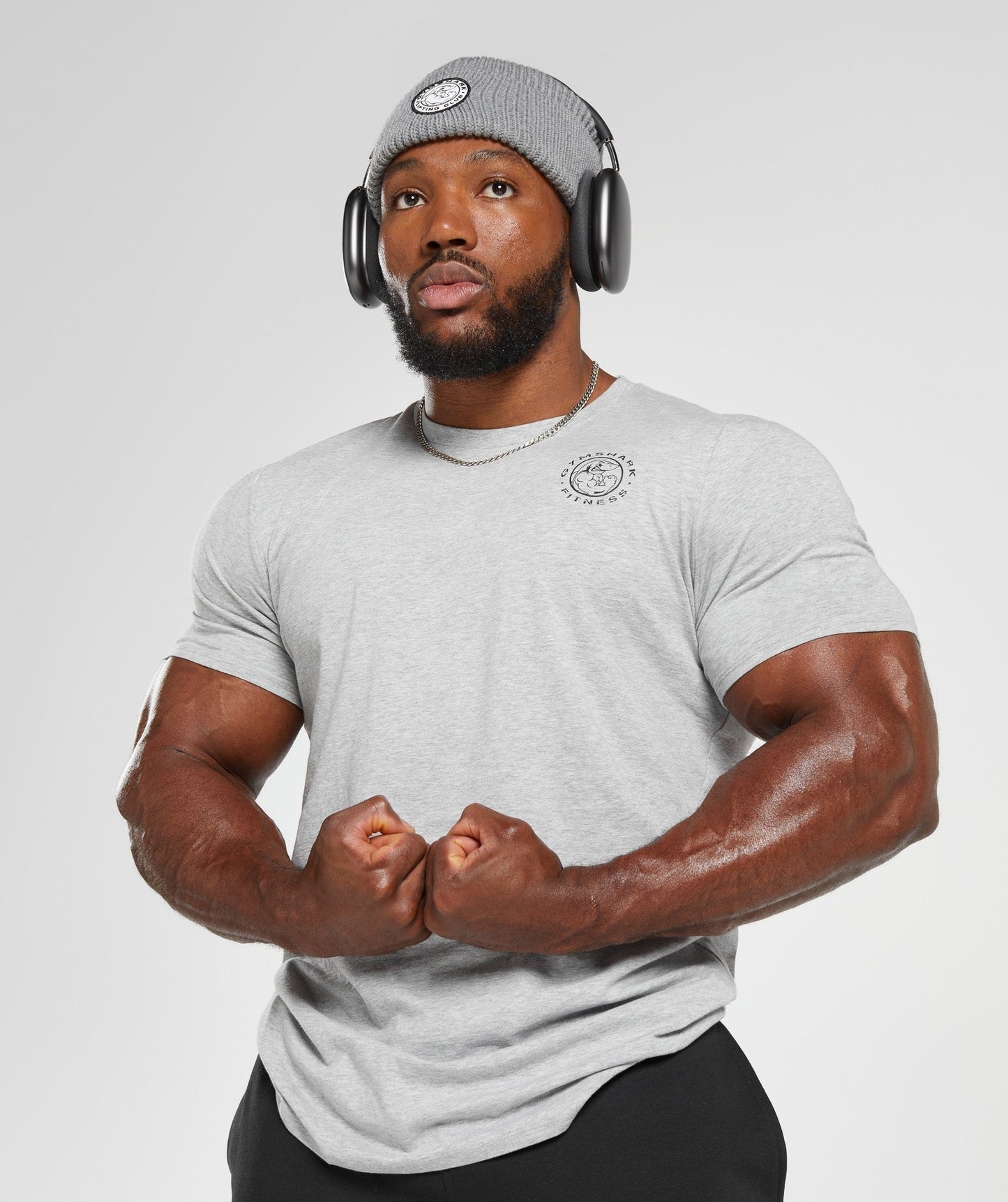 Gymshark Legacy T-Shirt - Light Grey Marl