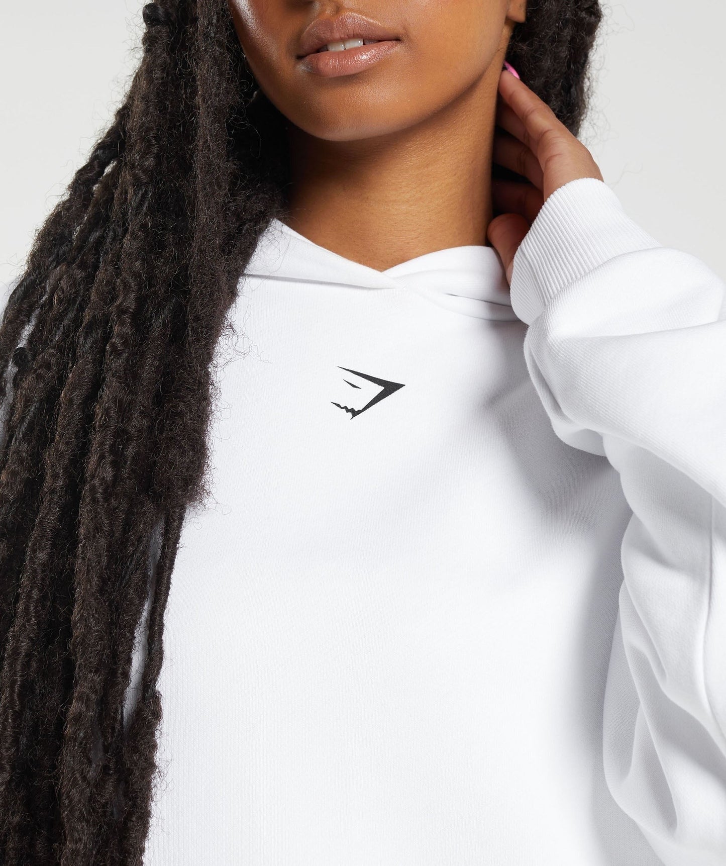 Gymshark GS x Leana Deeb Oversized Hoodie - White