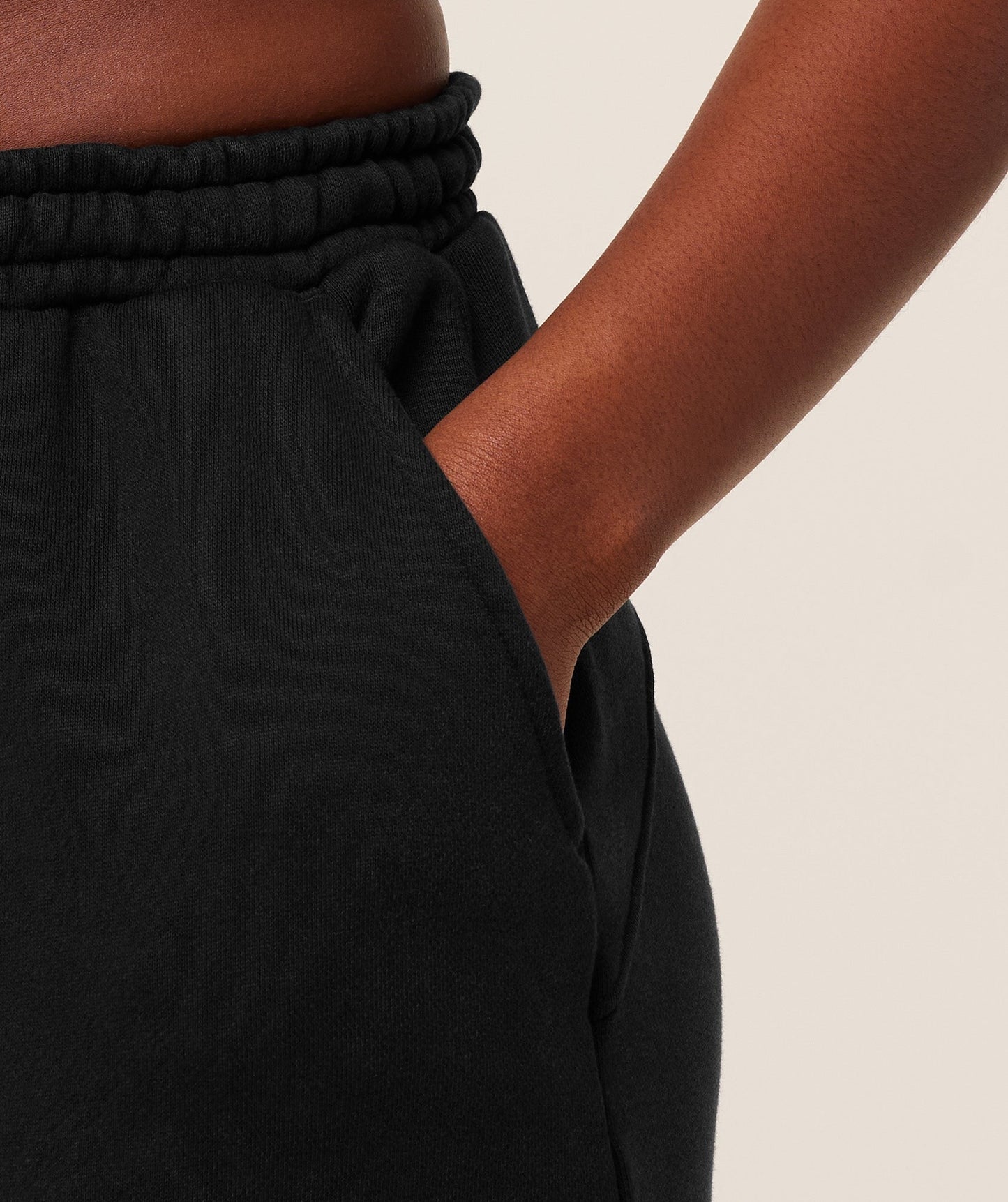 Gymshark Pump Cover Structured Fleece Pant - Black/Wash