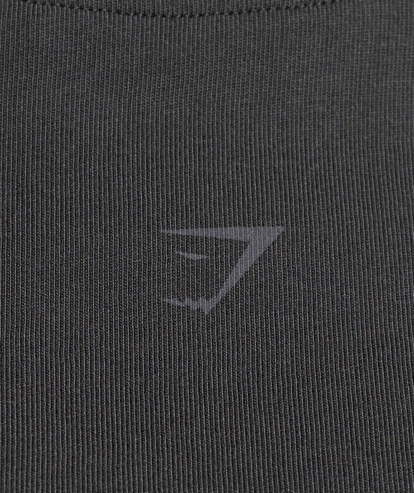 Gymshark Wordmark Graphic Long Sleeve Top - Black