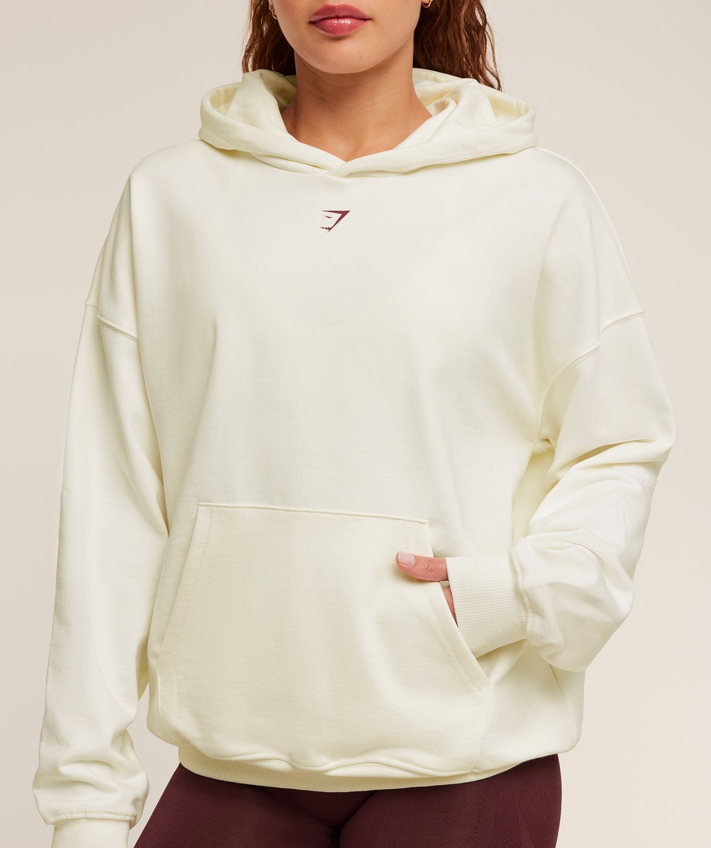 Gymshark Heavy Duty Oversized Hoodie - GS Soft White