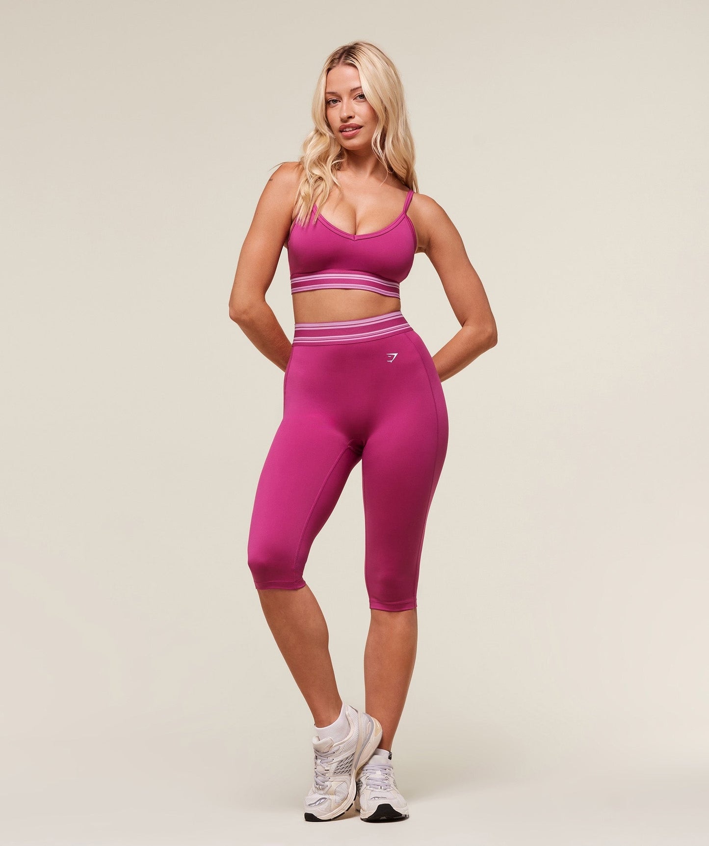 Gymshark Retro Sports Bra - Winning Pink