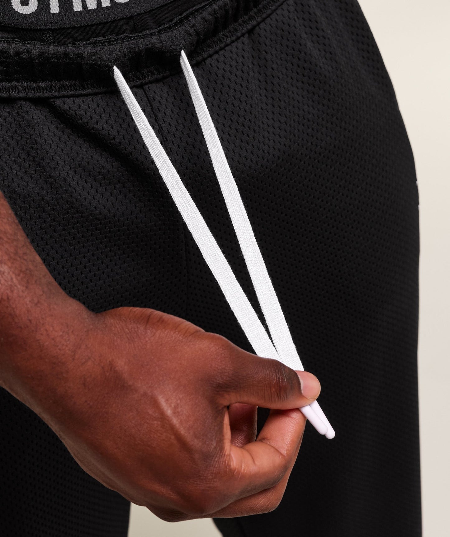 Gymshark Mesh Straight Leg Pant - Black