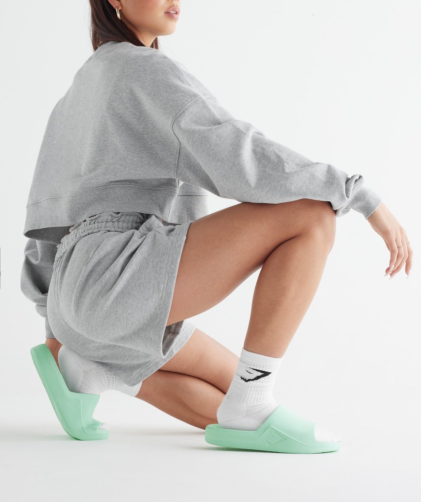 Gymshark Rest Day Slides - Pastel Green