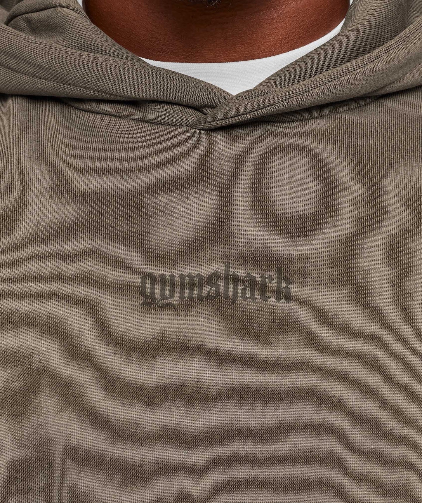 Gymshark Olde English Hoodie - Camo Brown