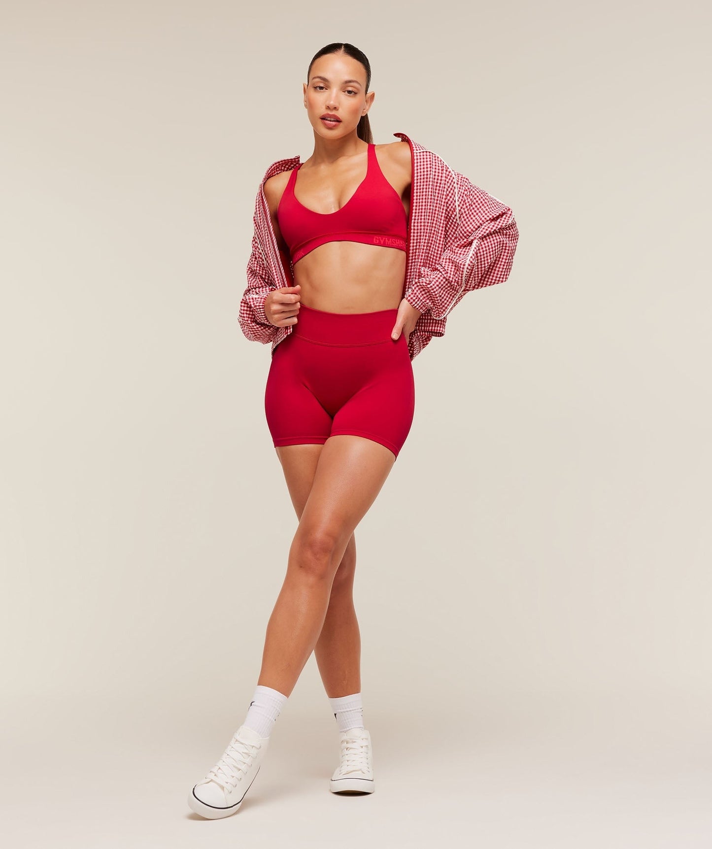 Gymshark Flex V4 Shorts - Carmine Red