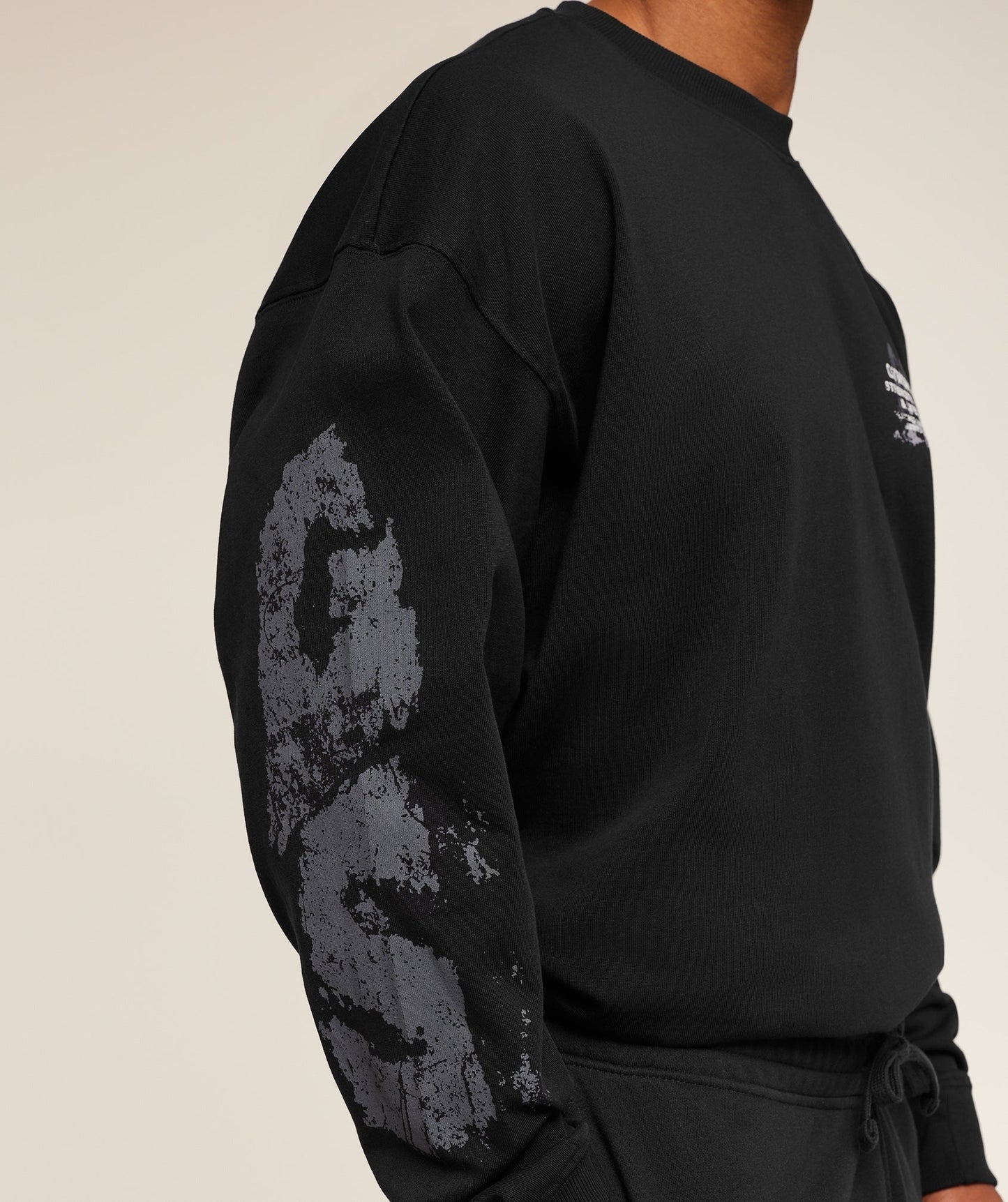 Gymshark Strength Fitness & Lifestyle Long Sleeve T-Shirt - Black