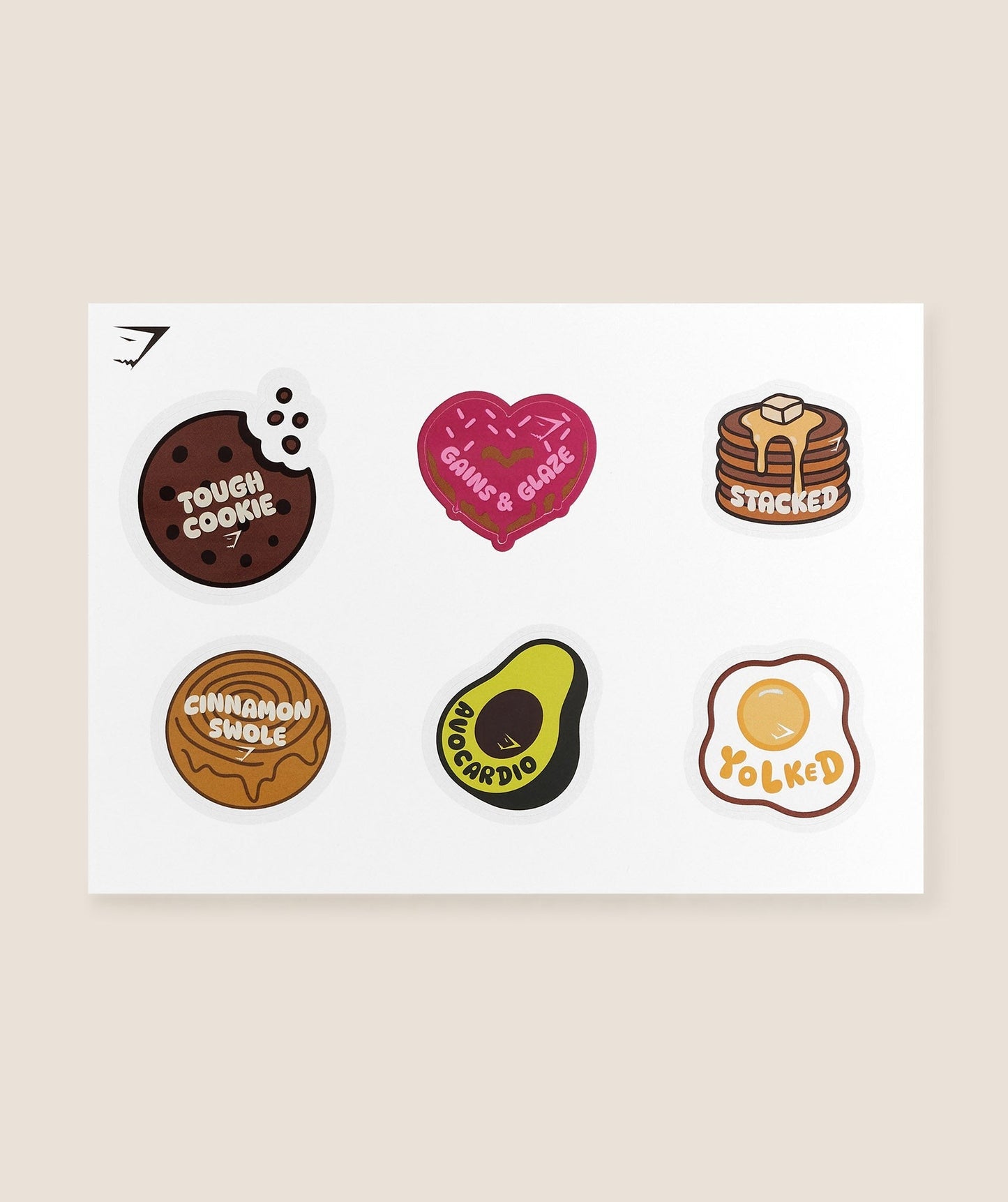 Gymshark Sticker Pack - MULTI PACK 3