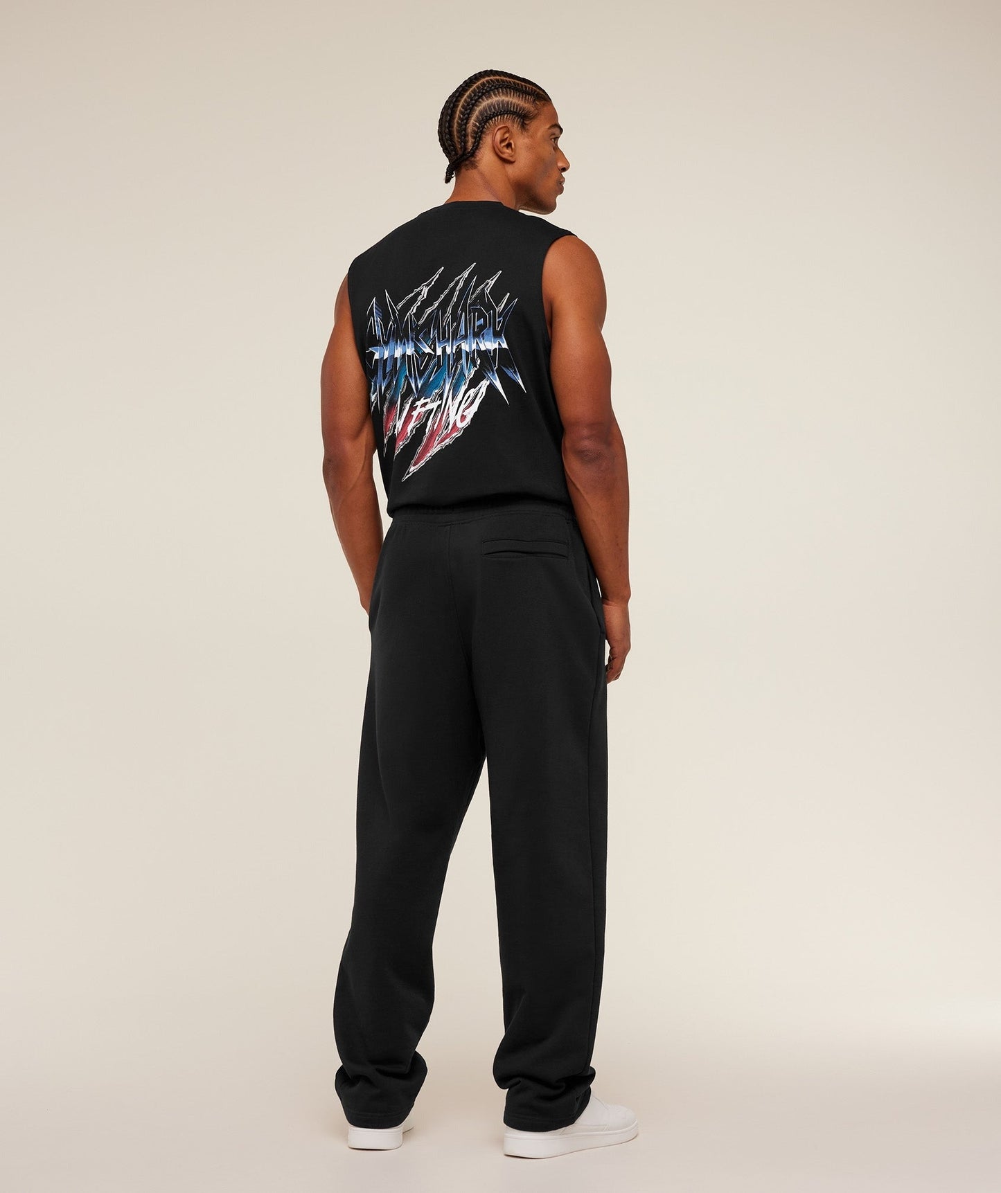 Gymshark Eagle Band Style Graphic Tank - GS Black